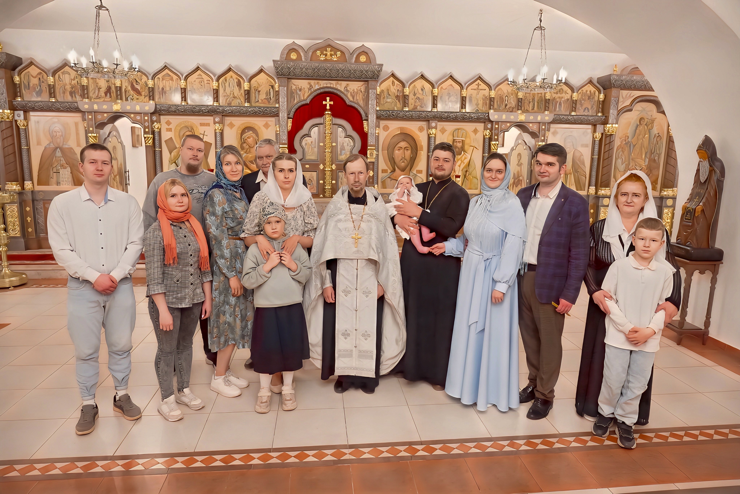 Крещение Бутово отец Андрей. Семейный и детский фотограф Москва