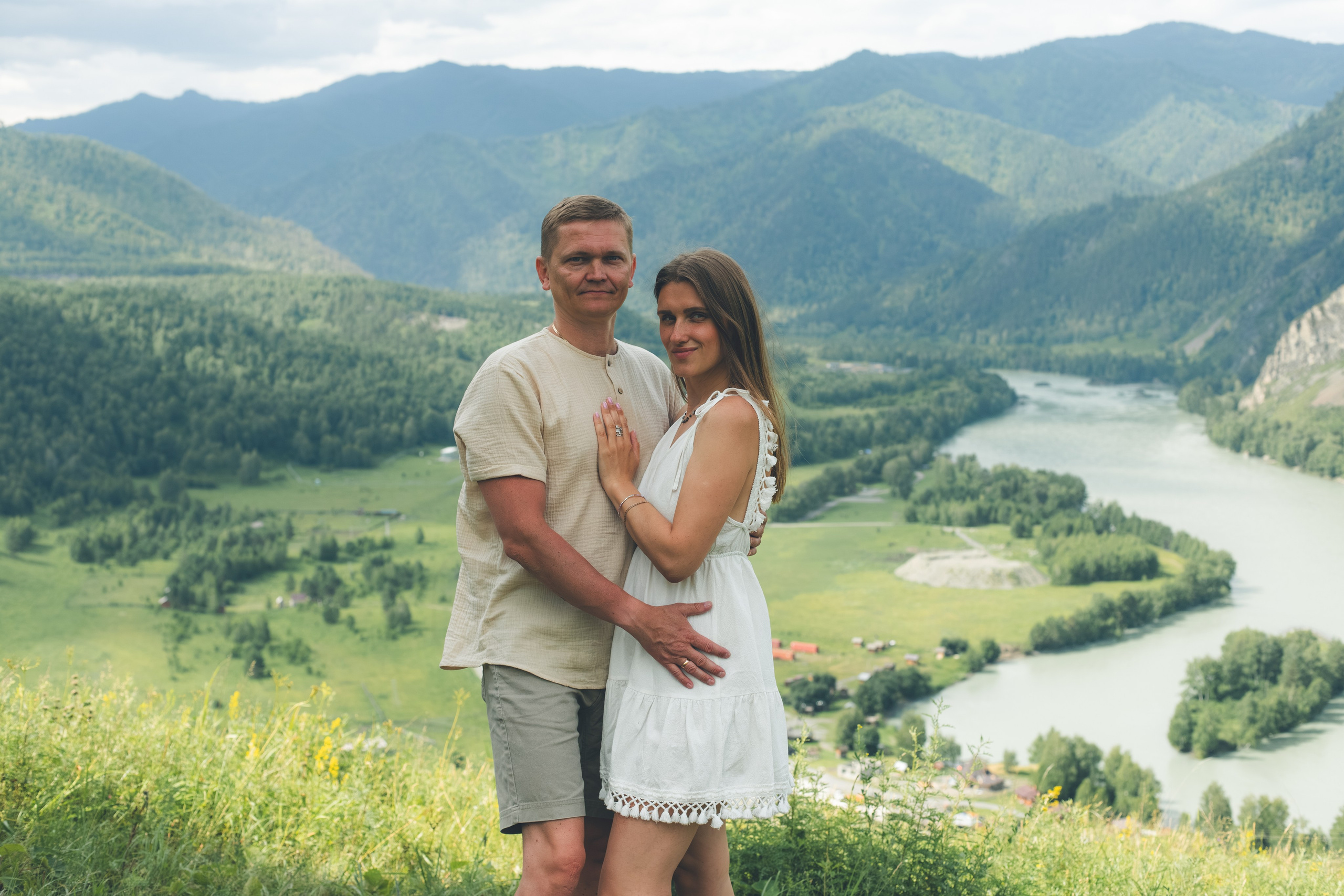 Дарья & семья. Фотограф Нина Брандт в Горном Алтае