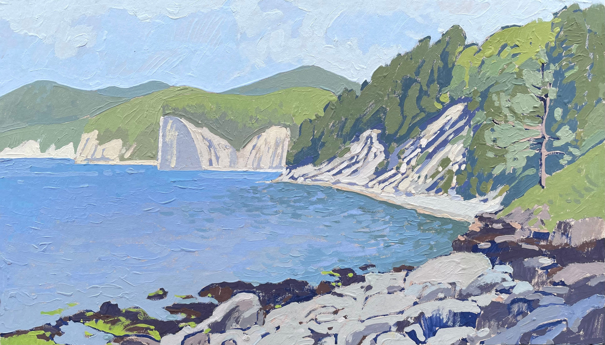 Туапсе. Художница Лиза Владимирова