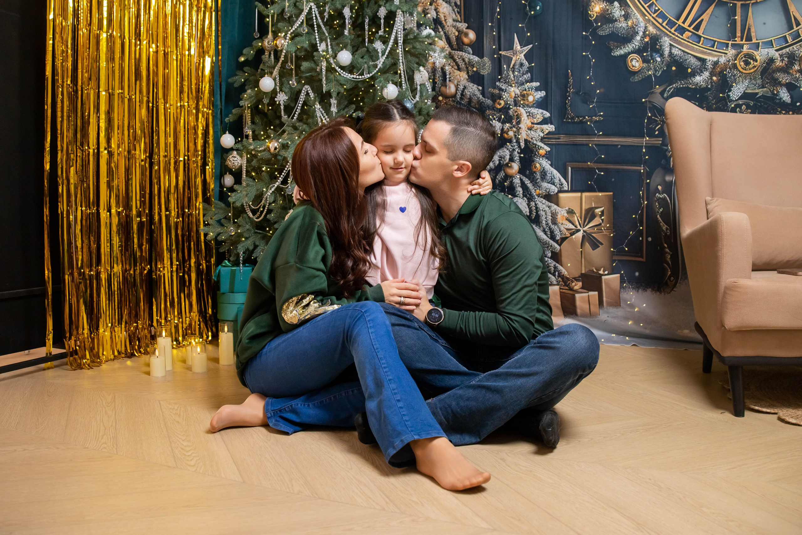 Фотосессия семейная «Новый год». Фотограф в Крыму Татьяна Барицкая ЕНОТИКА