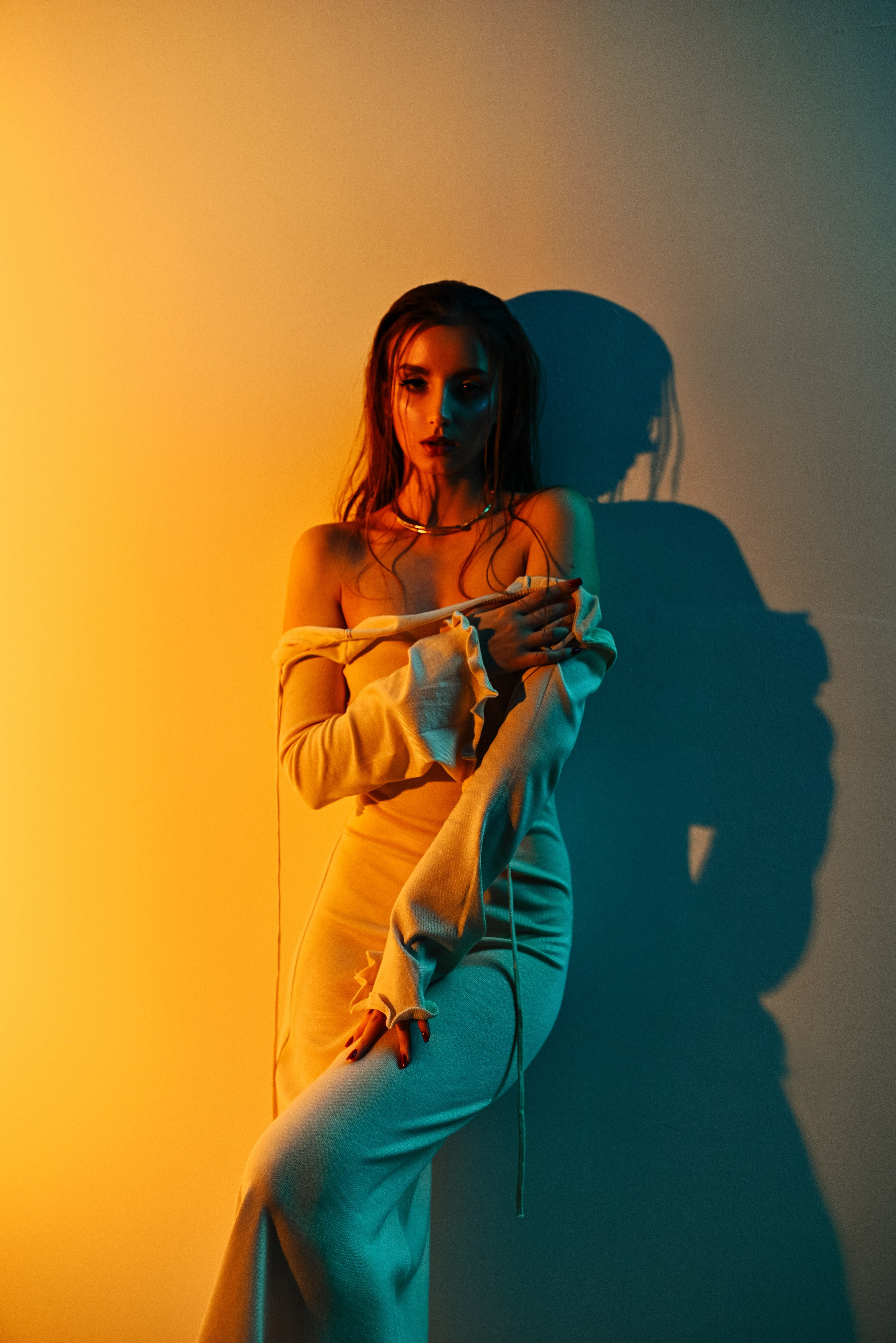 Фотосессия со смешанным светом apputure