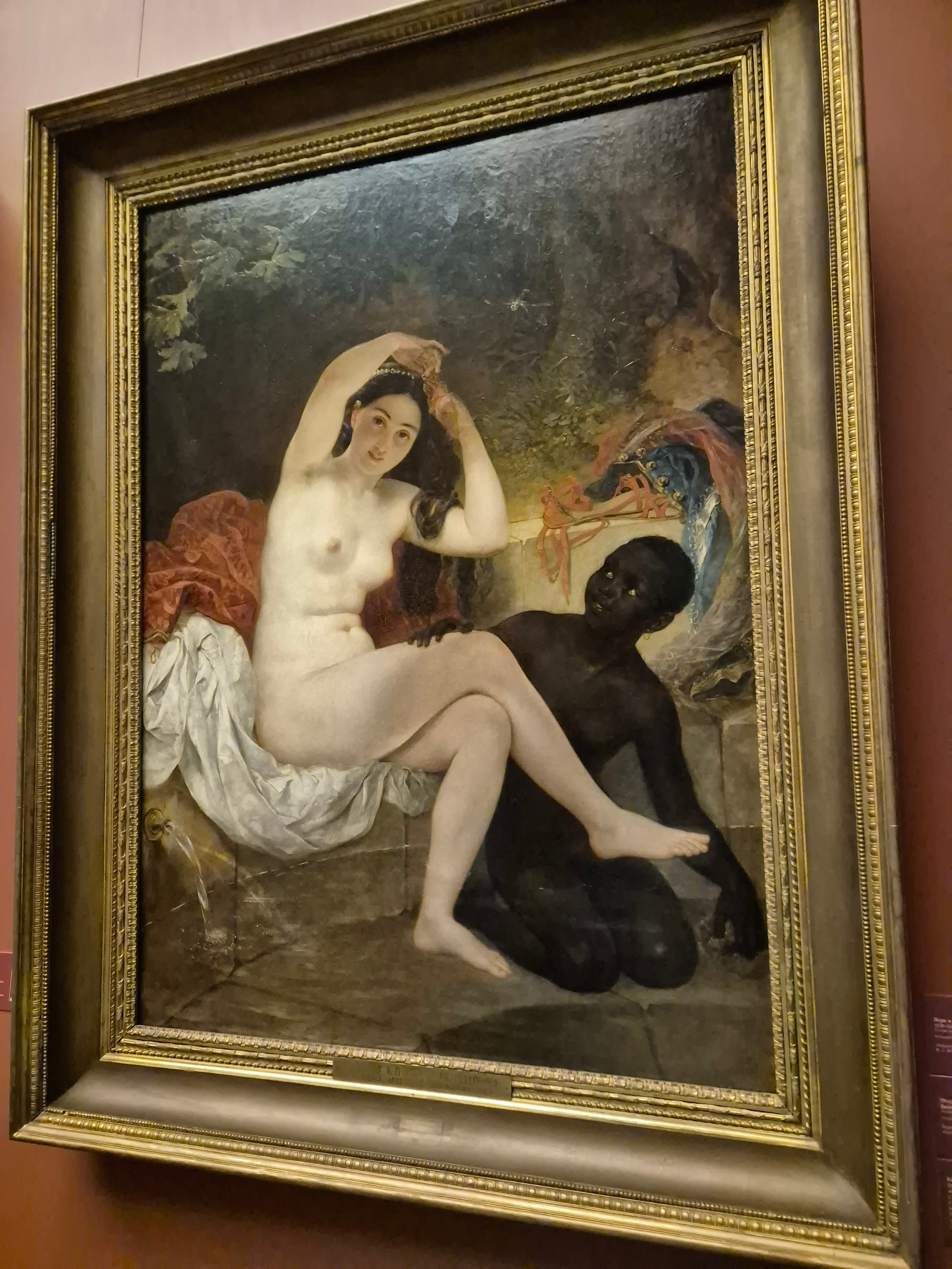 Эта картина осталась в памяти еще с первого посещения Третьяковской галереи 40 лет назад. Несмотря на наличие воды, преломления художник решил не делать. Законы изящества победили силу природы