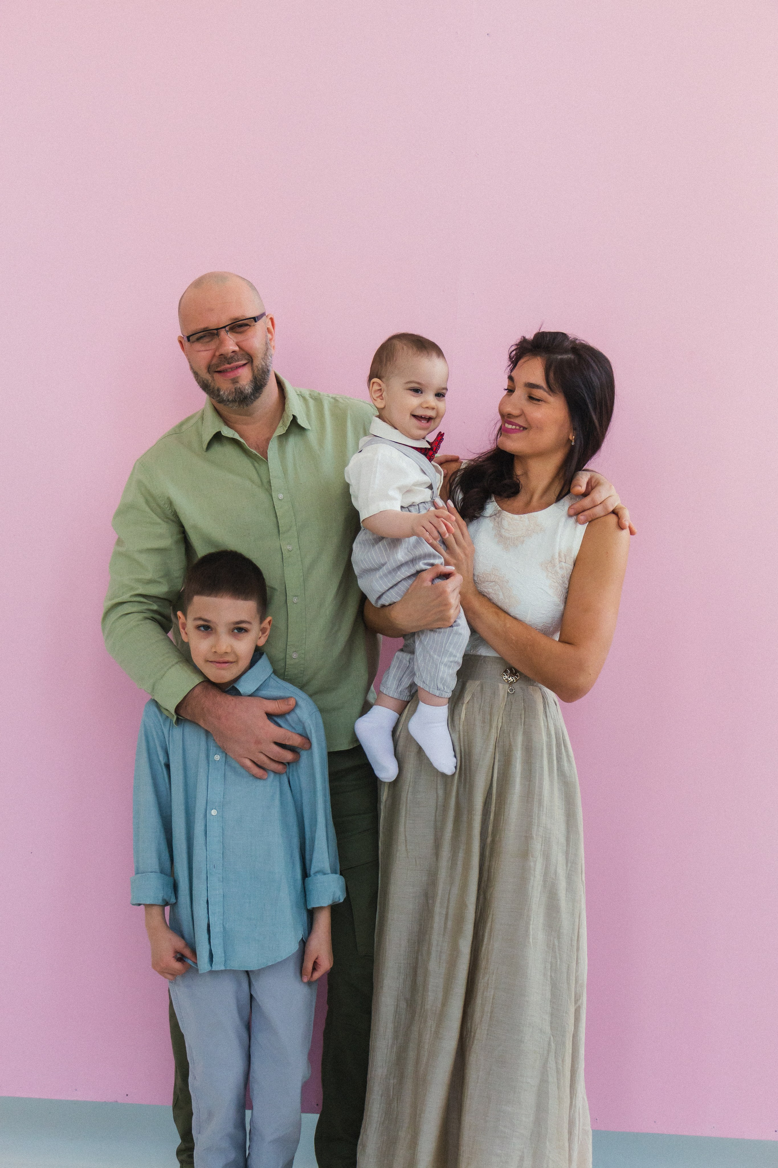 Вика и её семья. Фотограф Благовещенска Яна