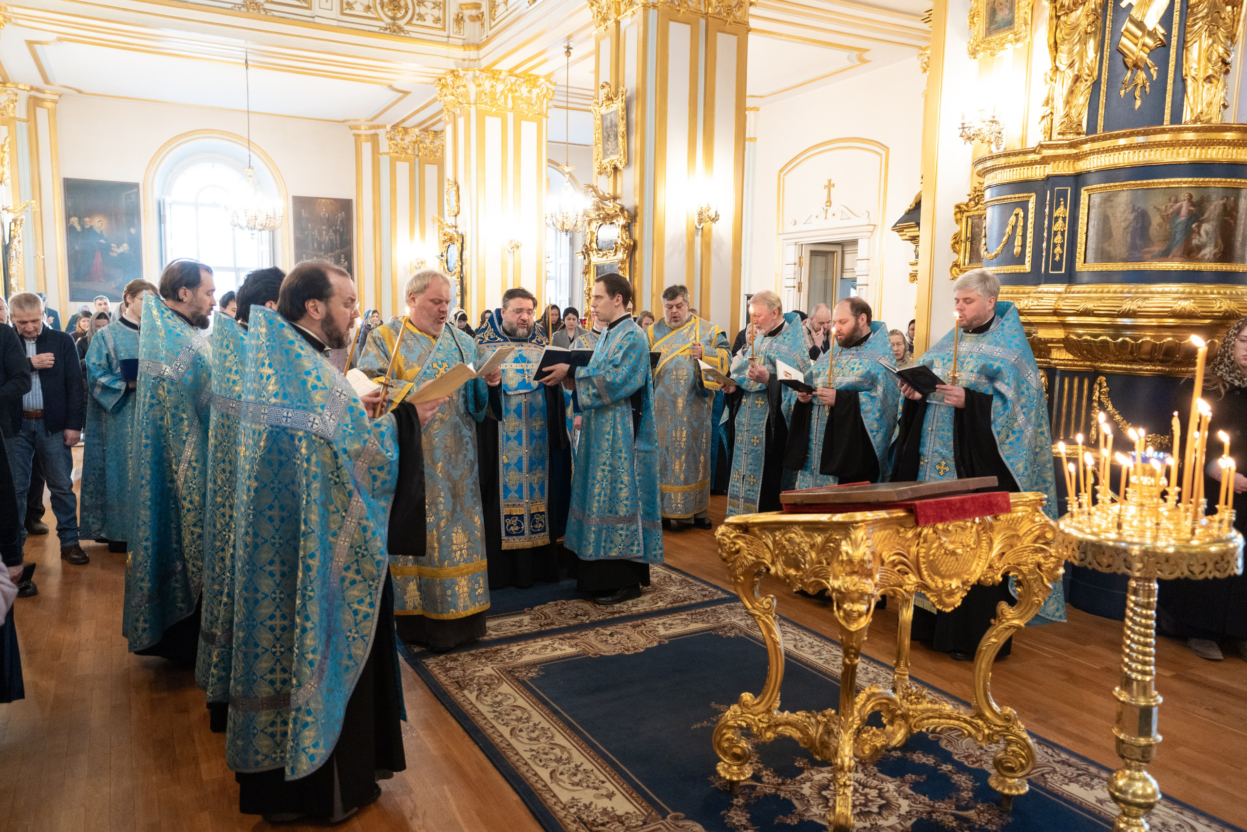Утреня с акафистом Пресвятой Богородице. НИКОЛО-БОГОЯВЛЕНСКИЙ МОРСКОЙ СОБОР