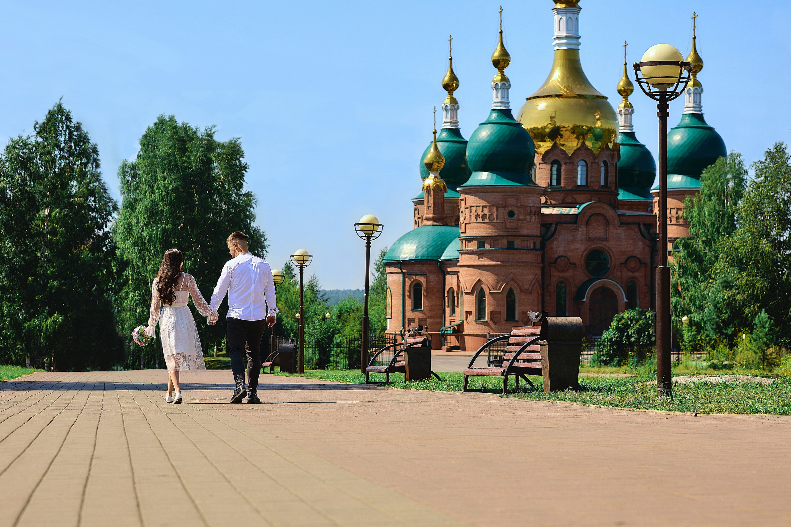 Фотосессия прогулки и в Загсе. Любовь Гальцова — свадебный, семейный, детский фотограф в городе Кемерово и Кемеровской области