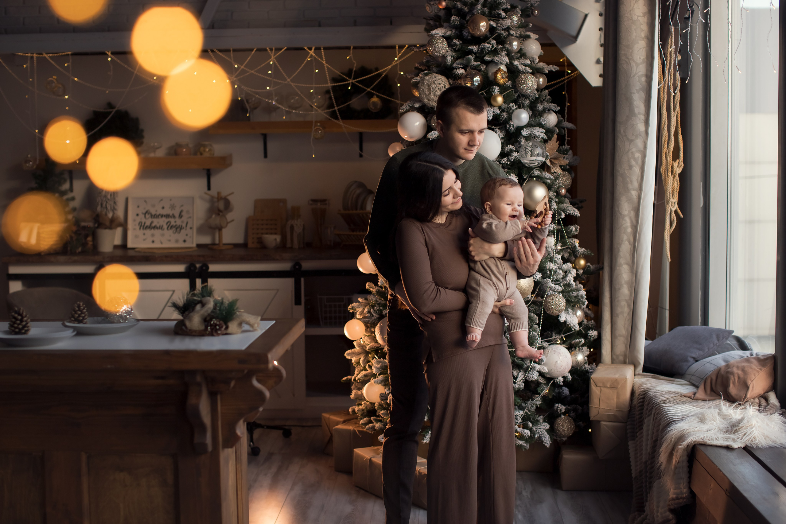 Первый Новый год. Семейный и детский фотограф в Саратове Полина Коткина