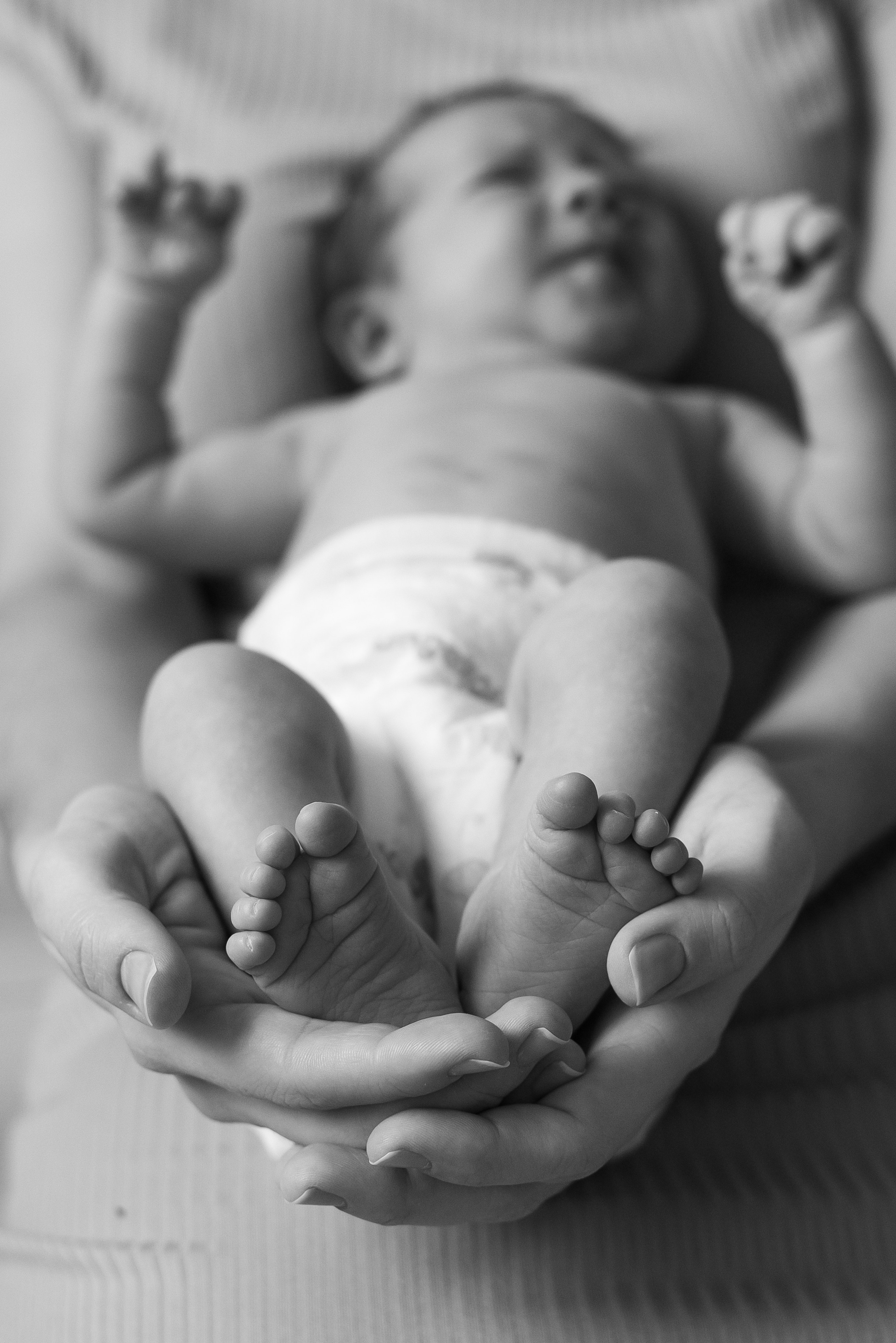 Домашняя фотосессия новорожденной Кати. Семейный и детский фотограф Кущ Наташа