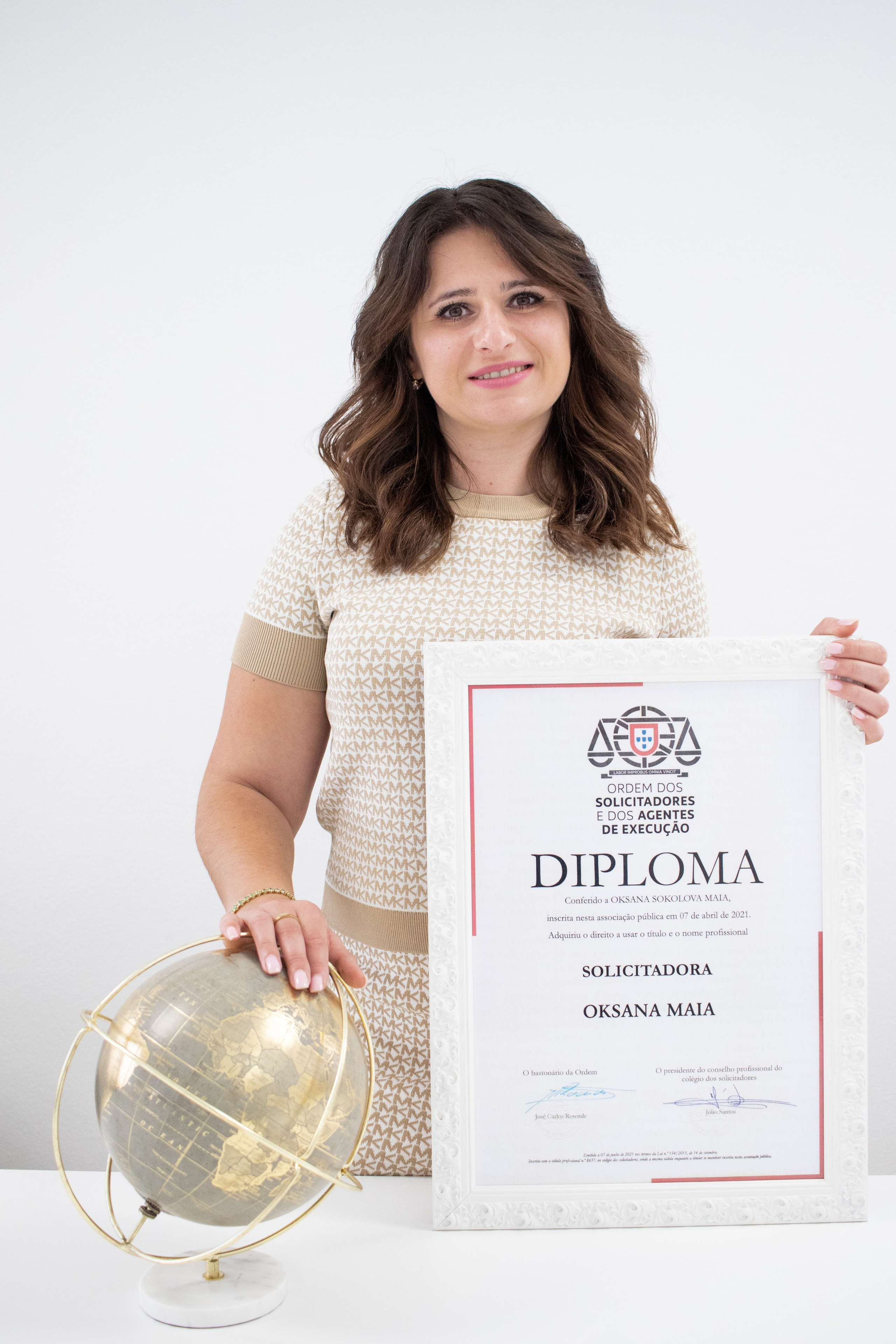 Business Portrait. Advocate O. Maia. Professional photographer Oksana Lomnova