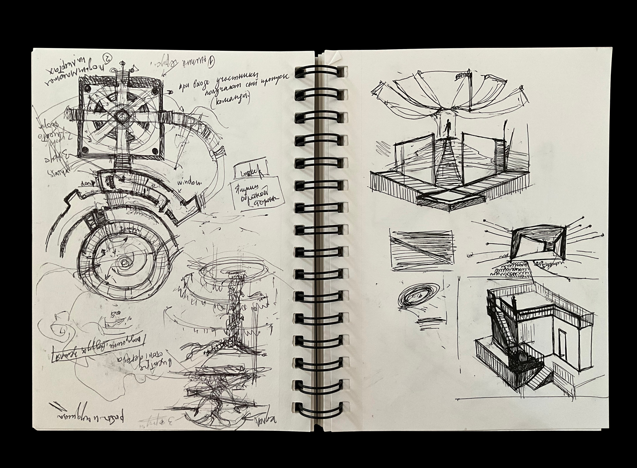 SKETCHBOOK. Munina Dina. Set design portfolio