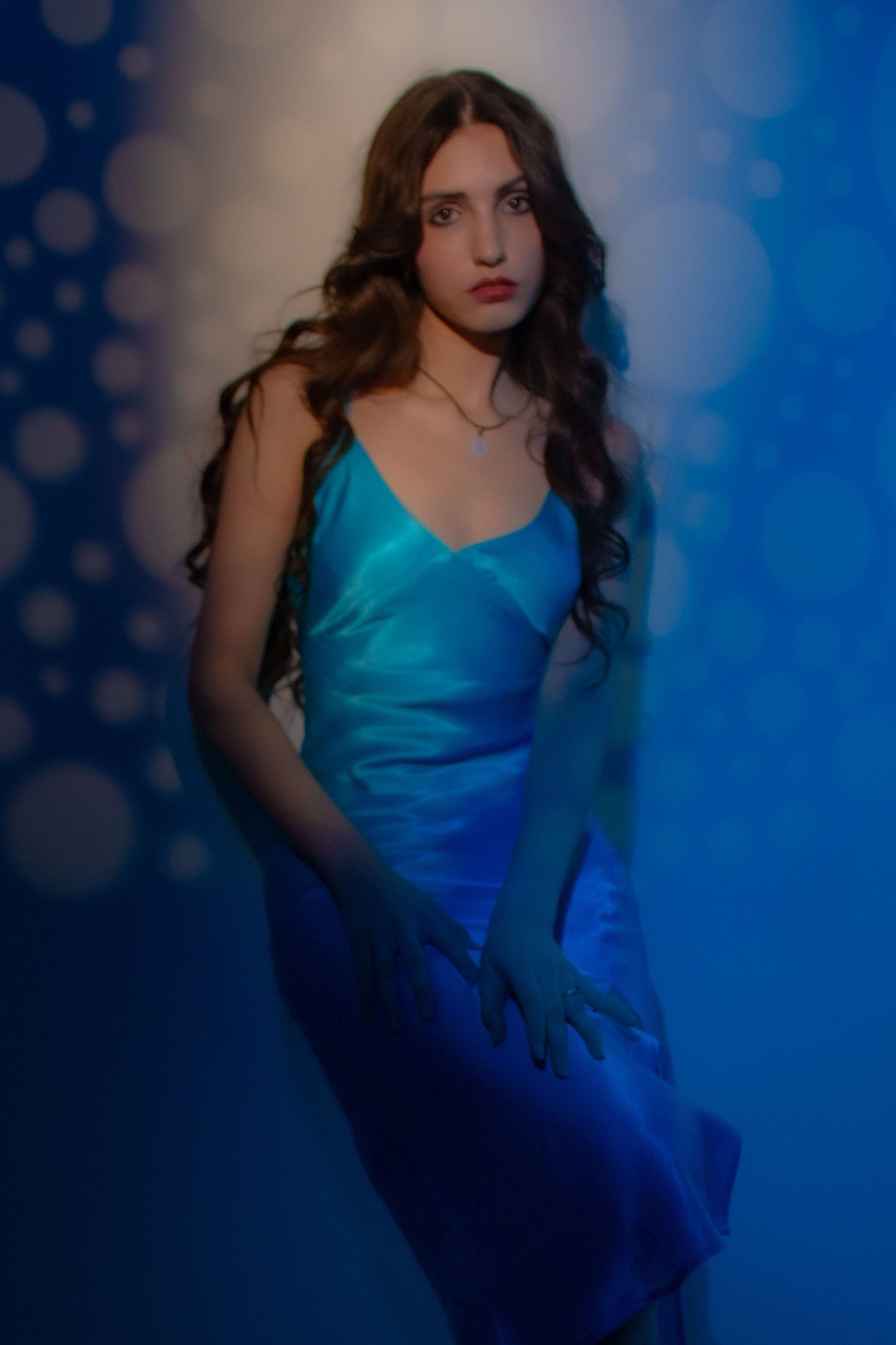 Диана в «Blue velvet». Фотограф Екатерина Козловская