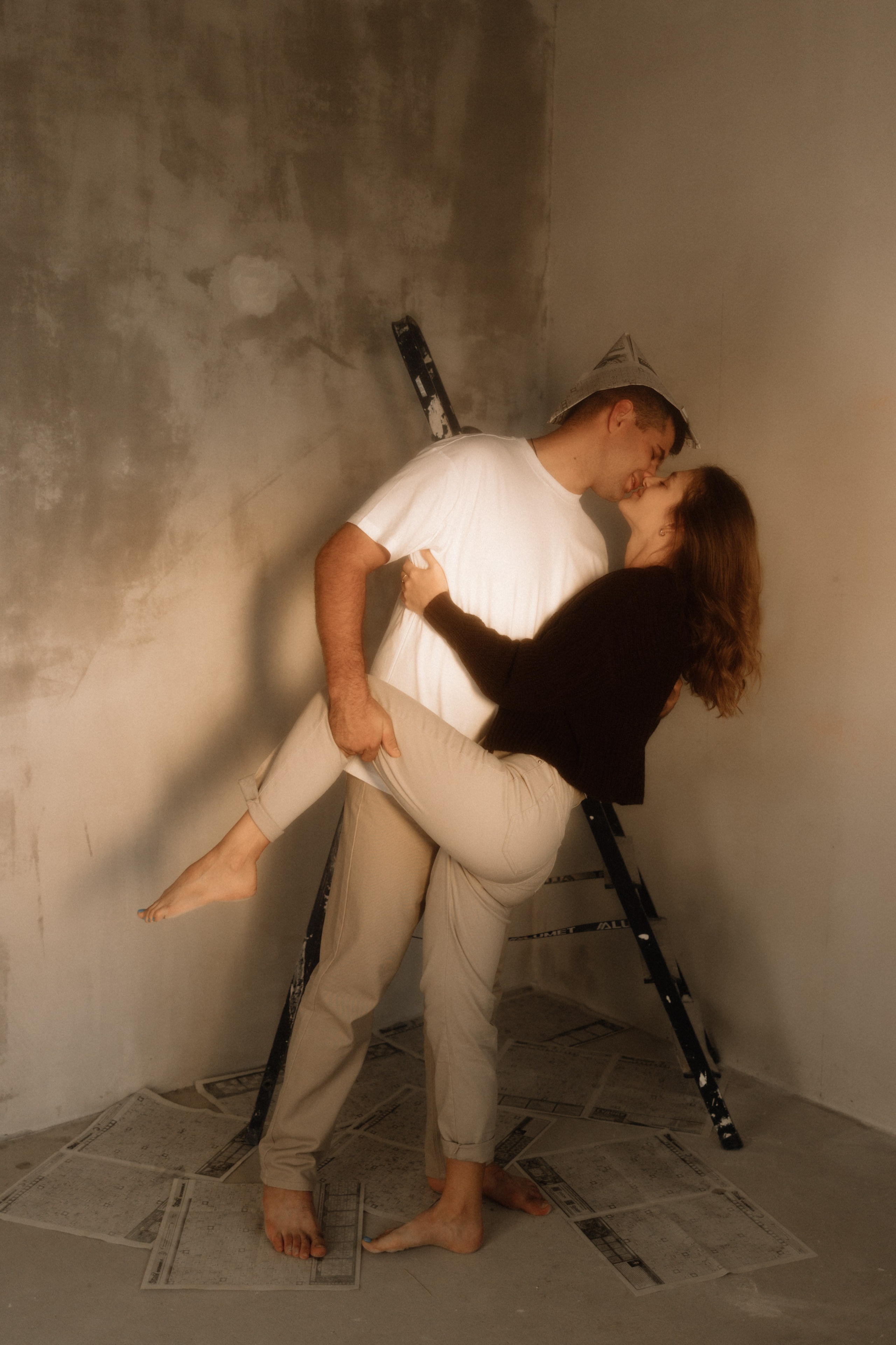 Лёша и Линда. Ремонт. Семейный фотограф в Краснодаре Храмова Анна