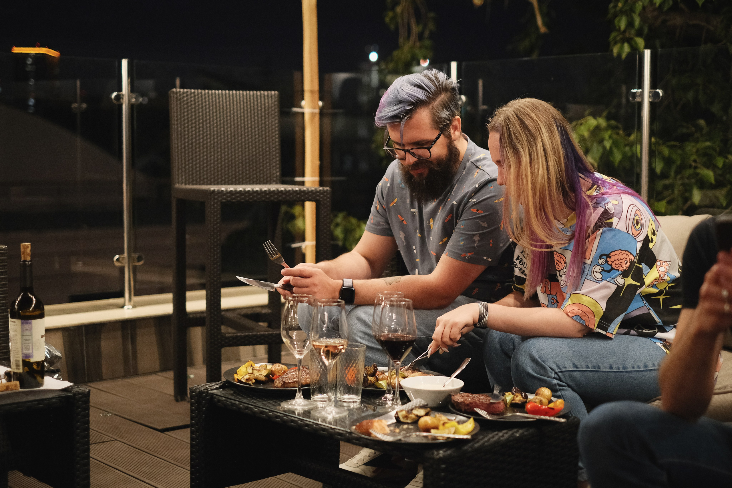 Вечеринка на крыше в Москве. Фотограф Михаил Ерохин | Москва