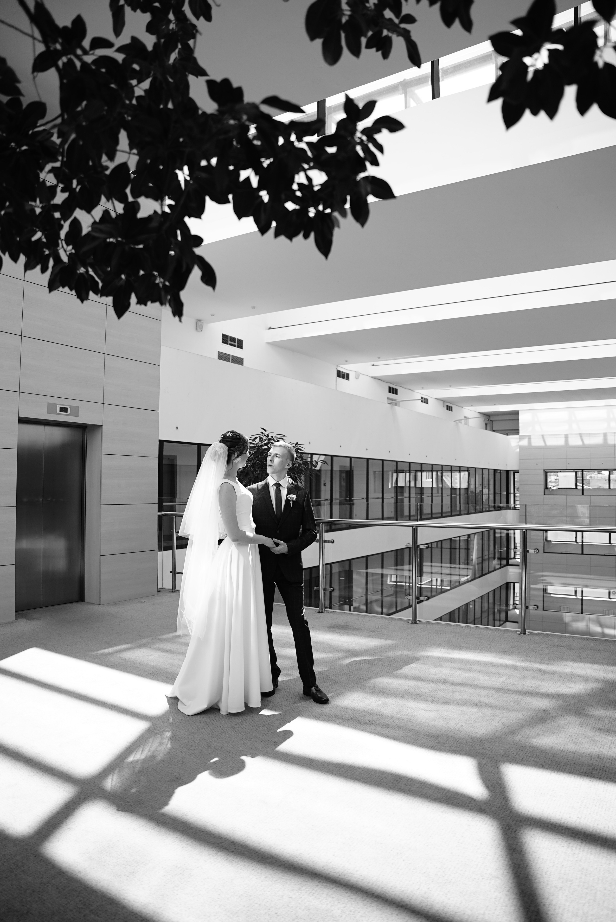 Иван и Виктория чб. Свадебный фотограф в Самаре Анна Ковалева