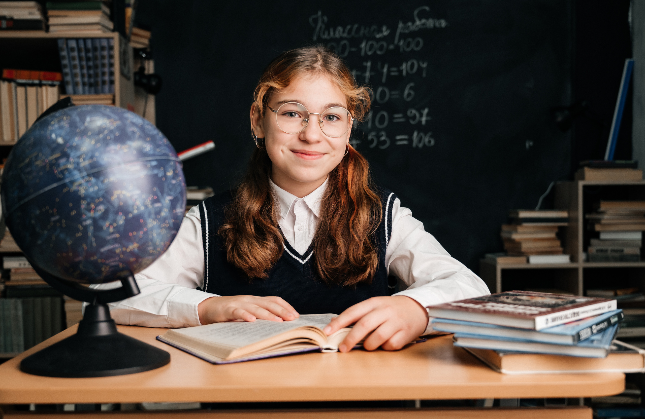 Весёлая школьная фотосессия