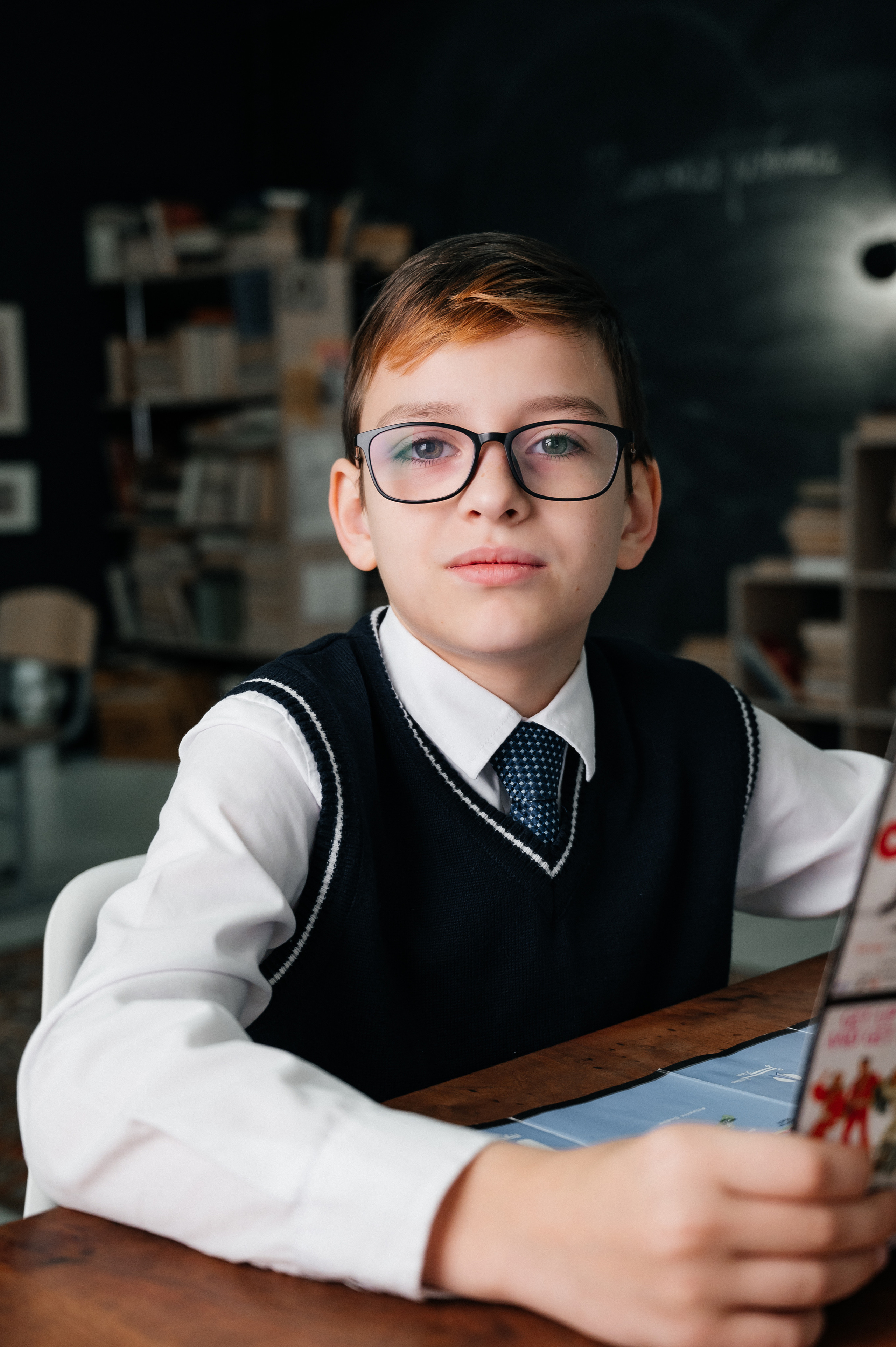 Весёлая школьная фотосессия