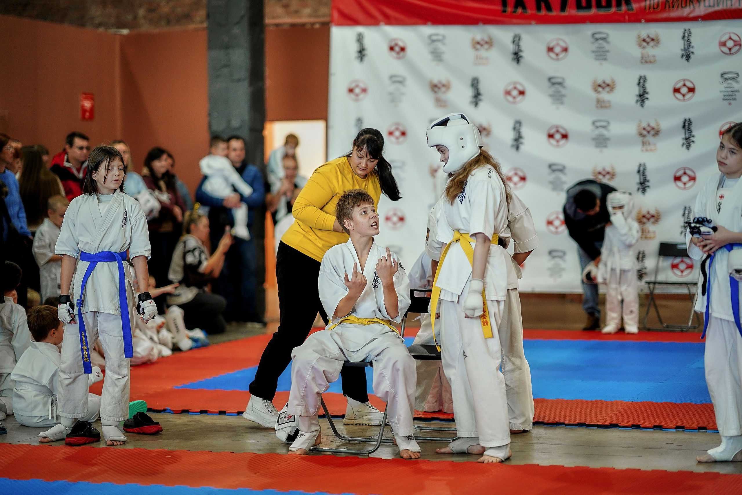 Репортаж детских соревнований киокушин каратэ. Репортажный фотограф Ирина Курманаева