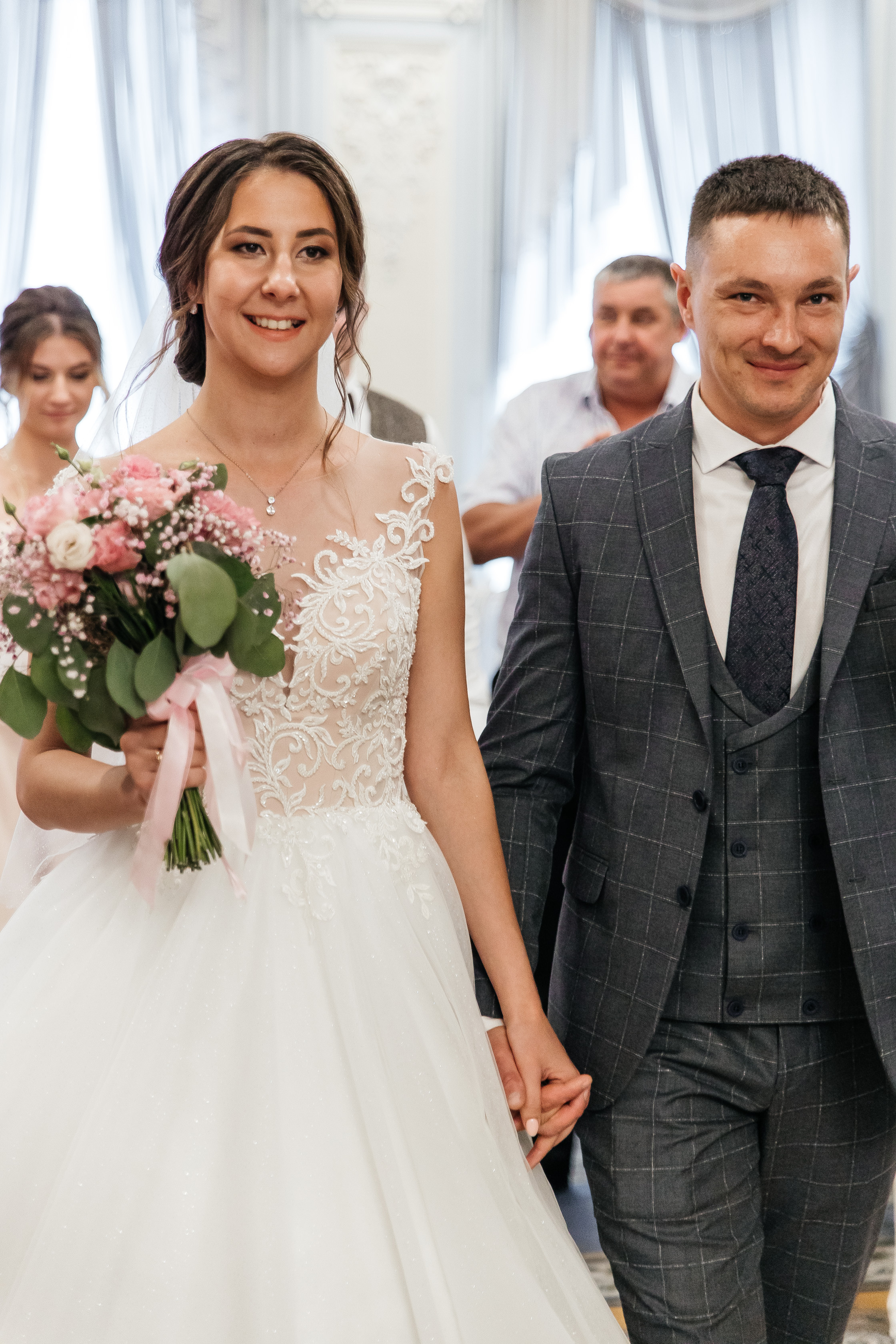 Свадебная фотосъёмка. Евгений и Алина. 10.08.2021. Свадебный фотограф и видеограф — Сергей и Дарья