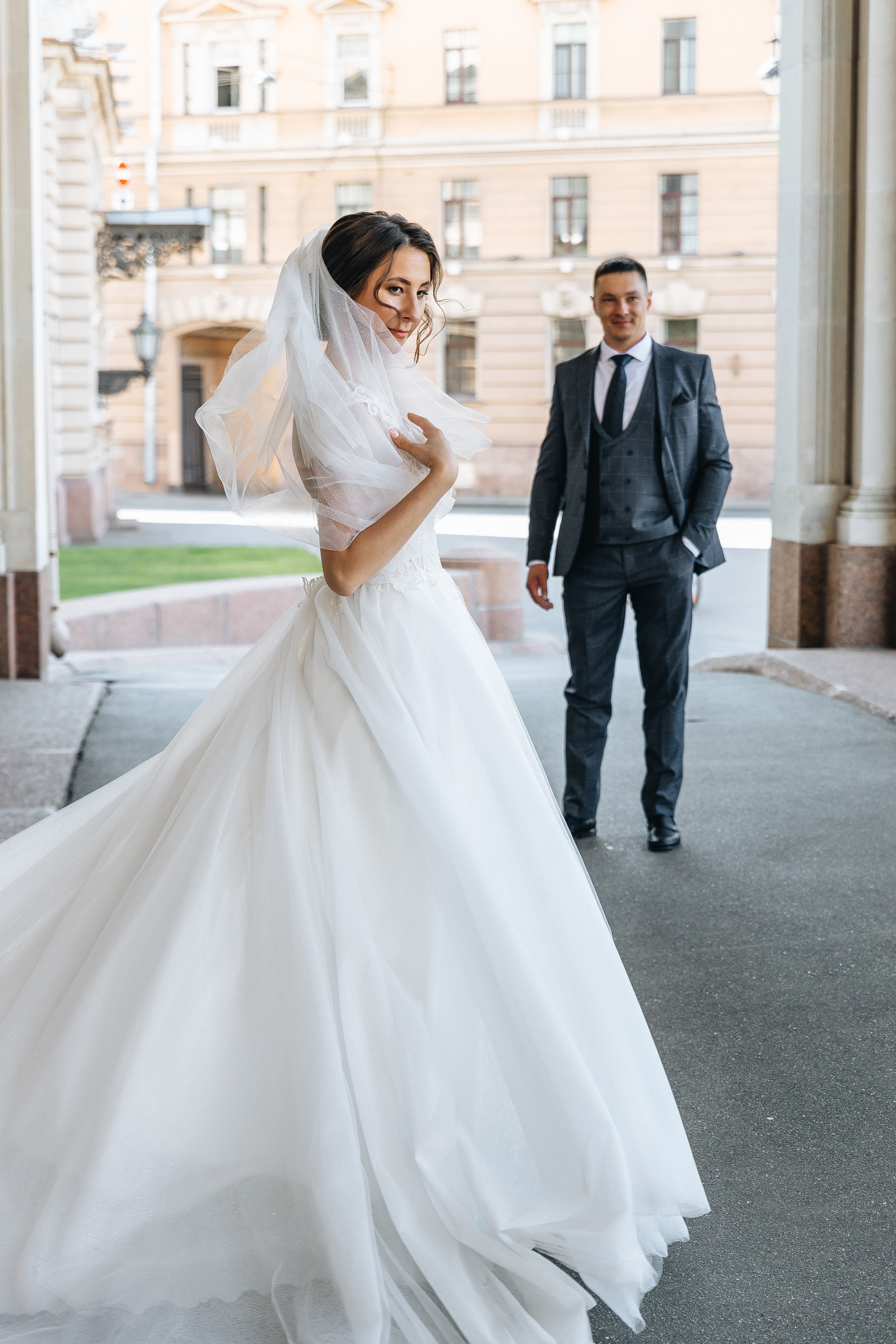 Свадебная фотосъёмка. Евгений и Алина. 10.08.2021. Свадебный фотограф и видеограф — Сергей и Дарья