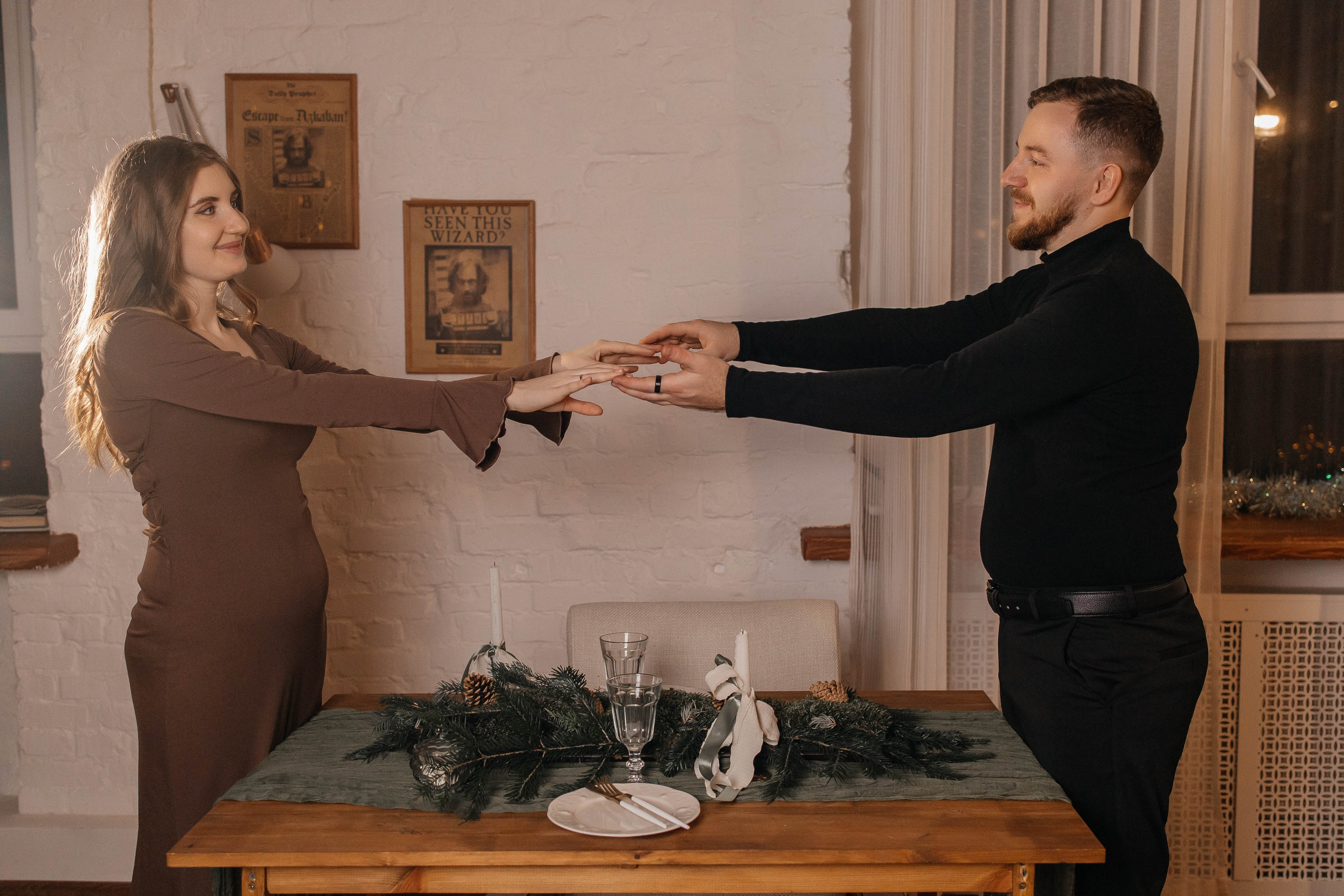 Новогодняя Леша и Маша