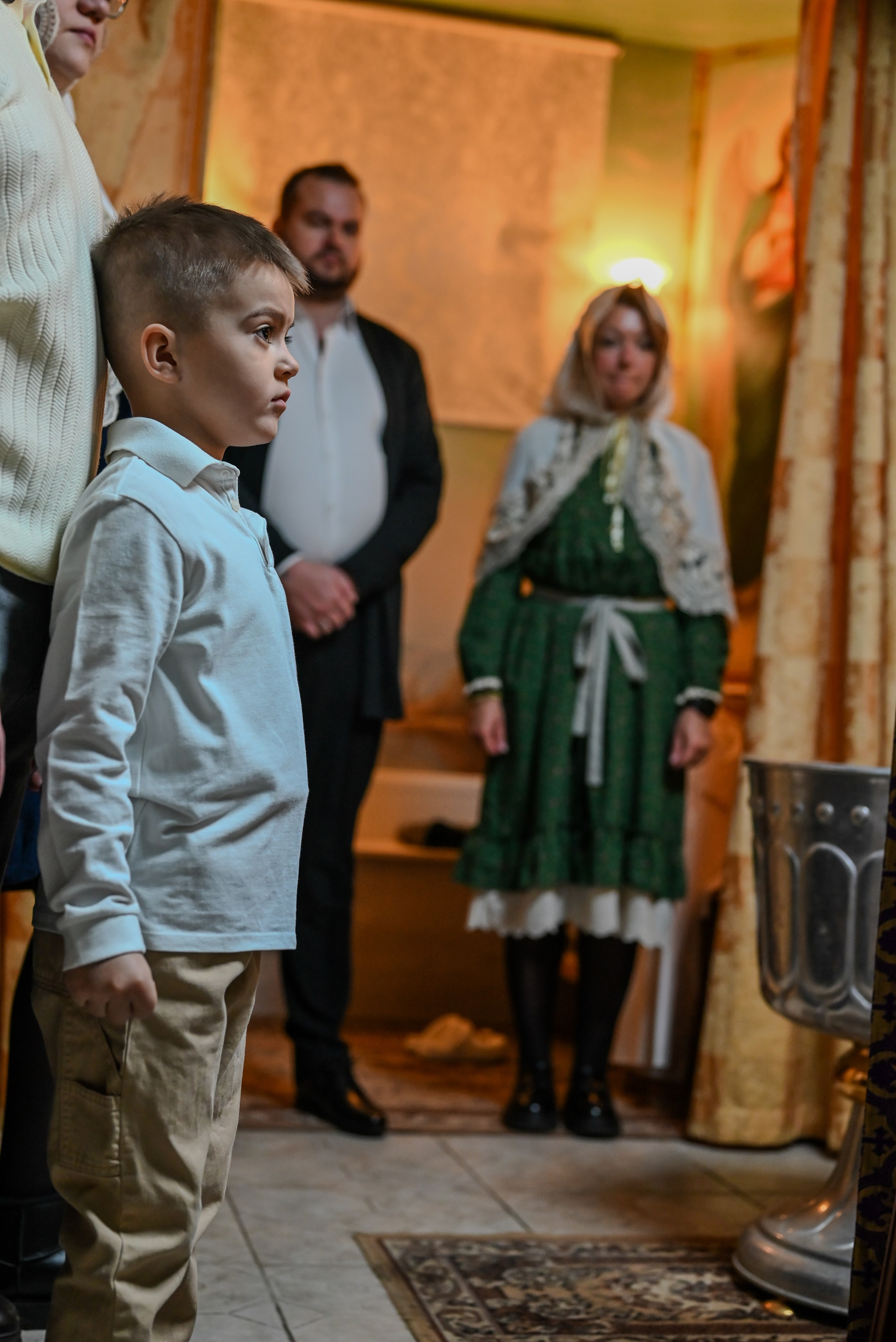 Крещение Совхоз Ленина. Семейный и детский фотограф Москва