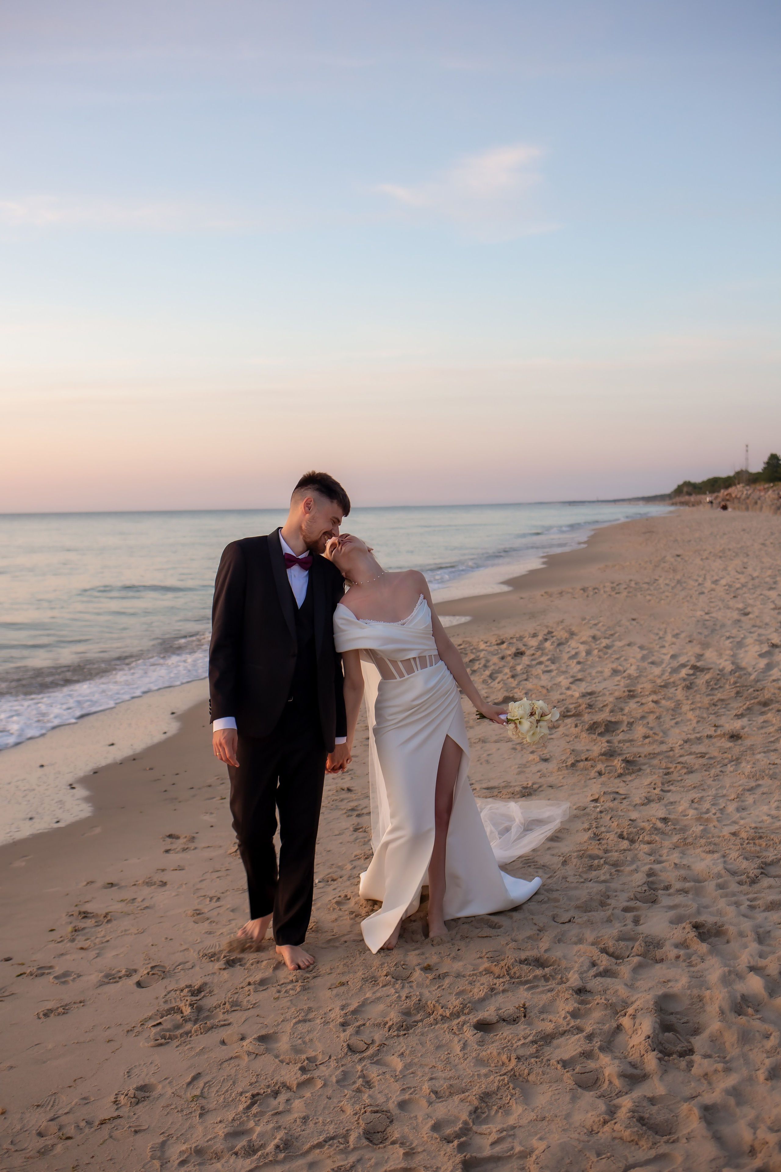 Александра и Влад. На закате. Фотограф в Калининграде Решетникова Алина