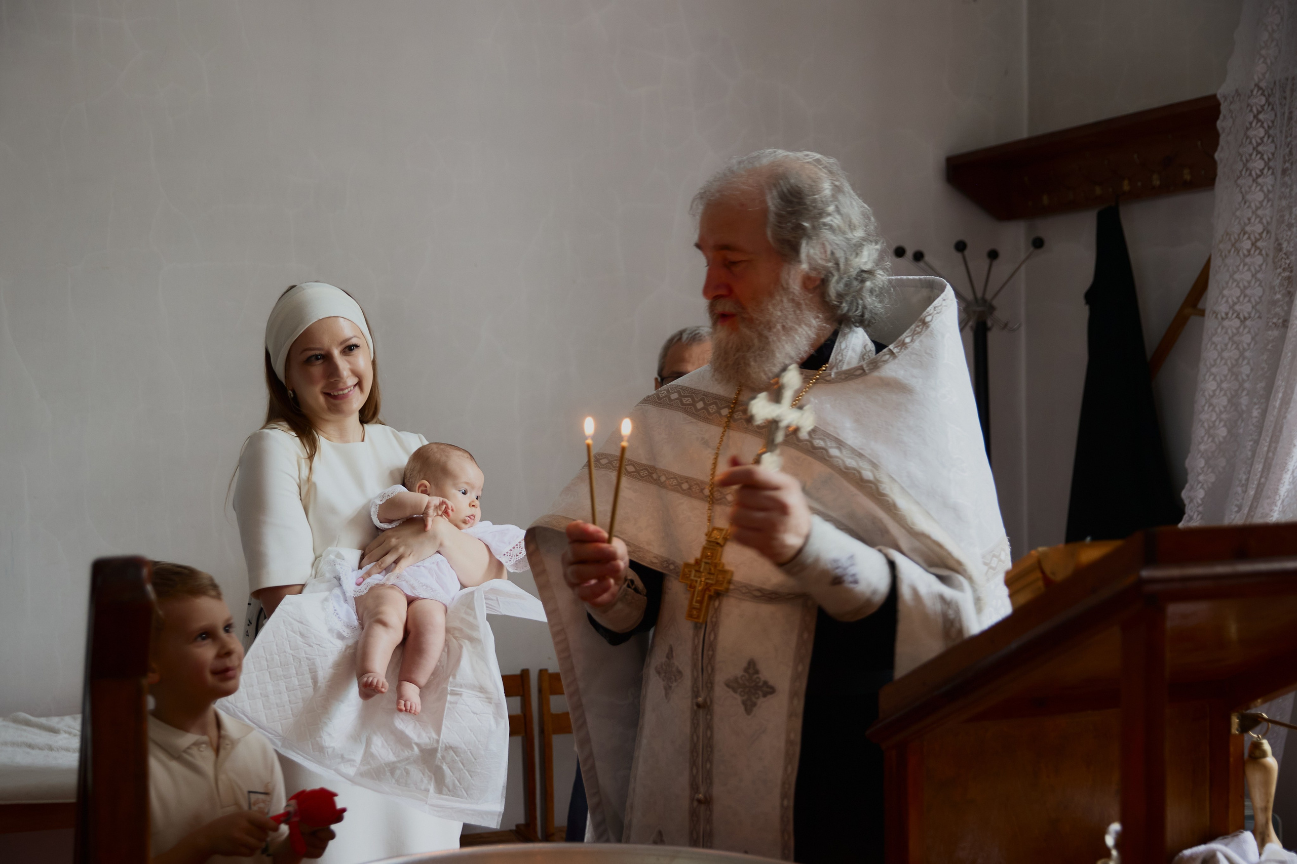 Крещение Анюты. Семейный фотограф в Москве Вера Гук