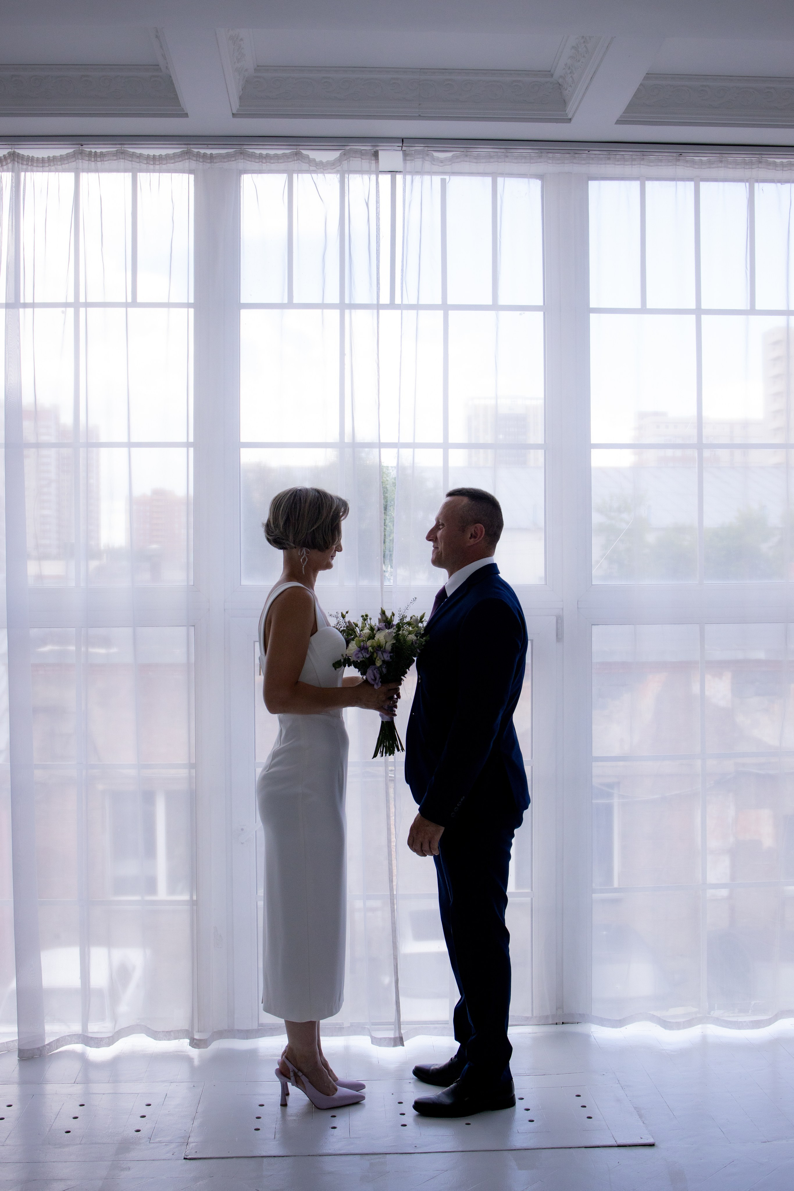 Иван и Мария (с семьей в фотостудии). Фотограф Новосибирск