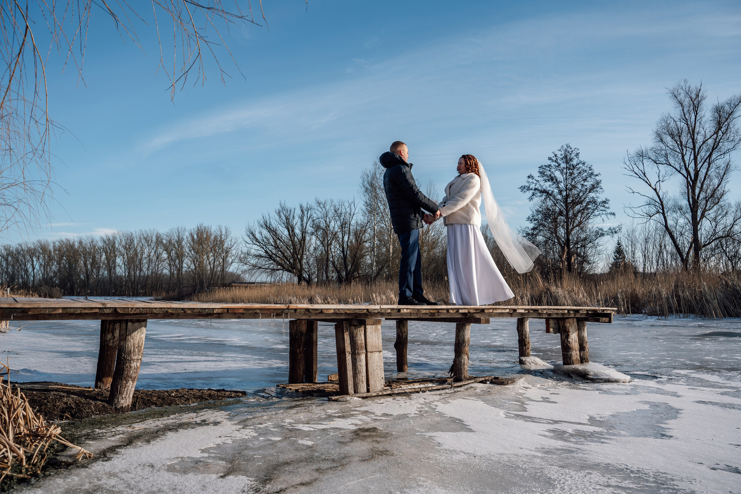 Зимняя свадьба Алексея и Марины. Фотограф Юлия Паськова, город Бирюч
