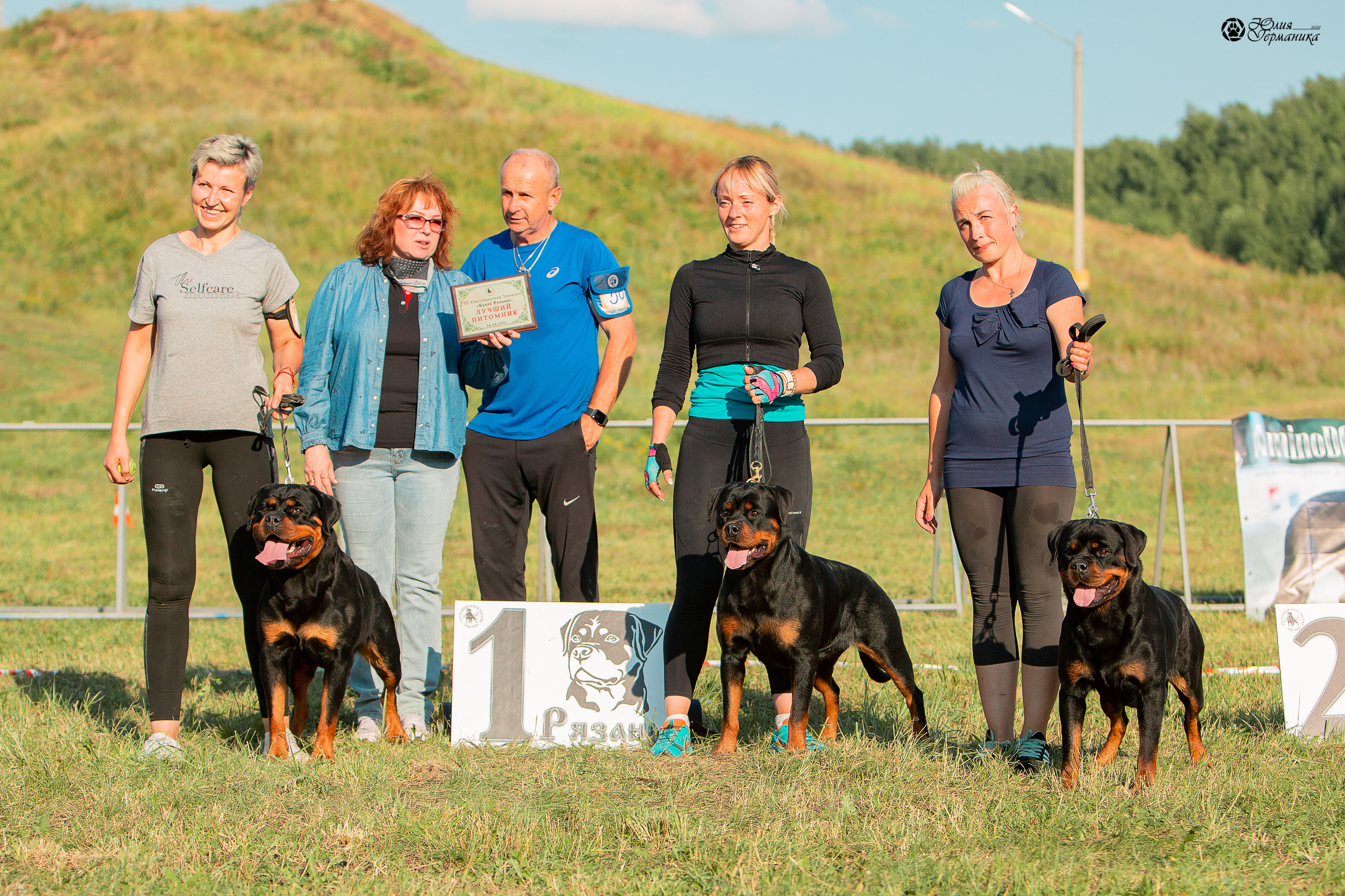 Рязань,Ховрино 14-15 августа 2021 моно ротвейлеров. Фотограф-анималист Юлия Германика