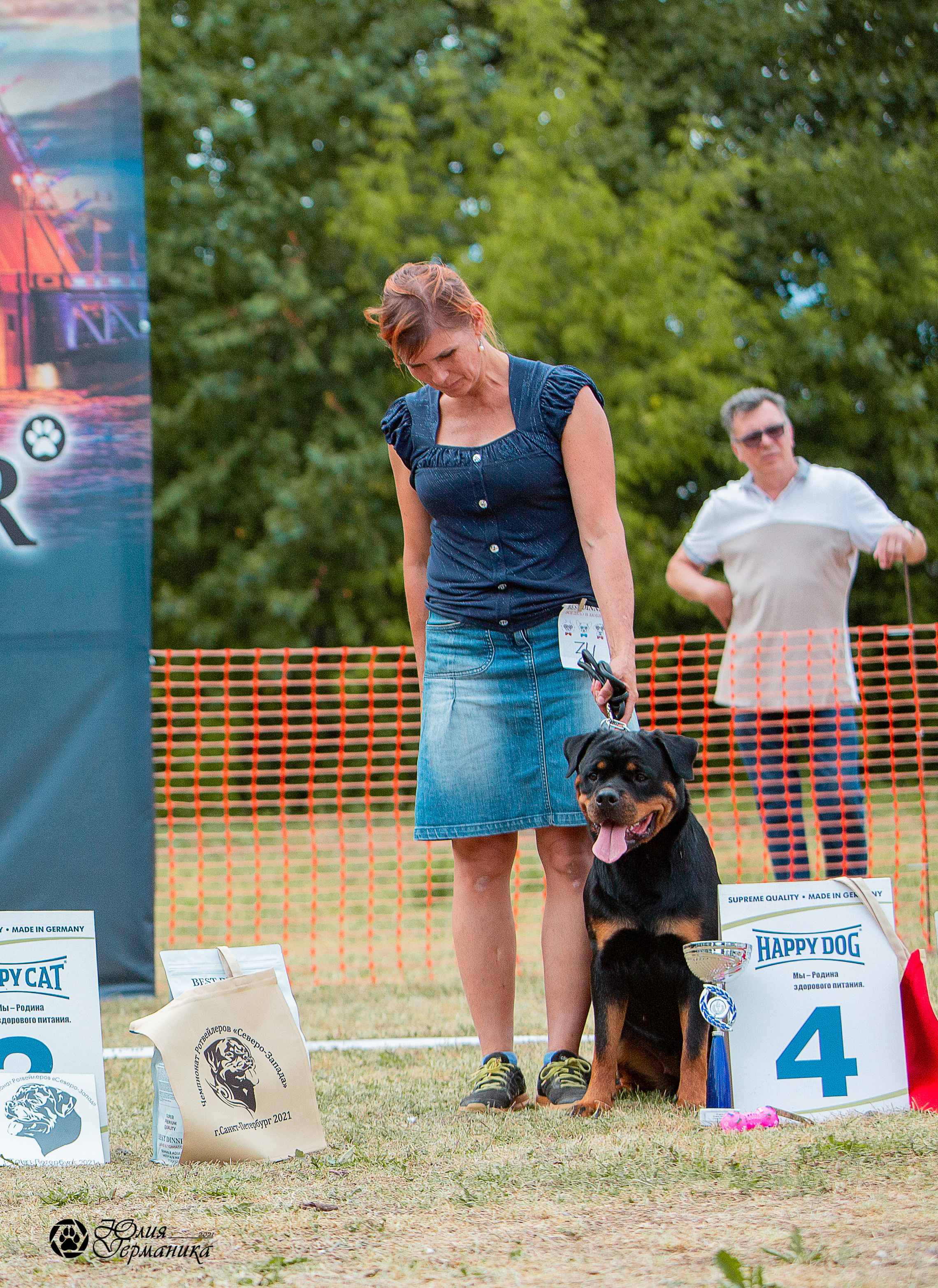 Монопородная выставка ротвейлеров Питер. Фотограф-анималист Юлия Германика