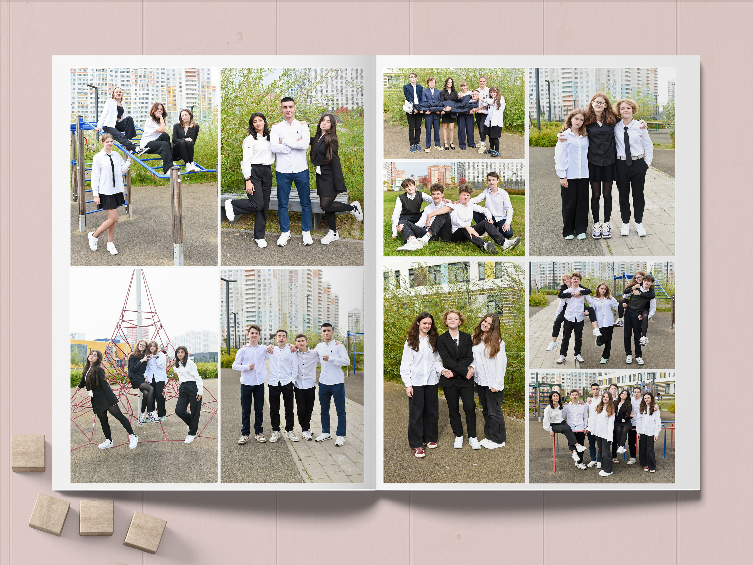Смотреть альбом на 9 разворотов. Выпускные альбомы в Туле, школьный фотограф Тула