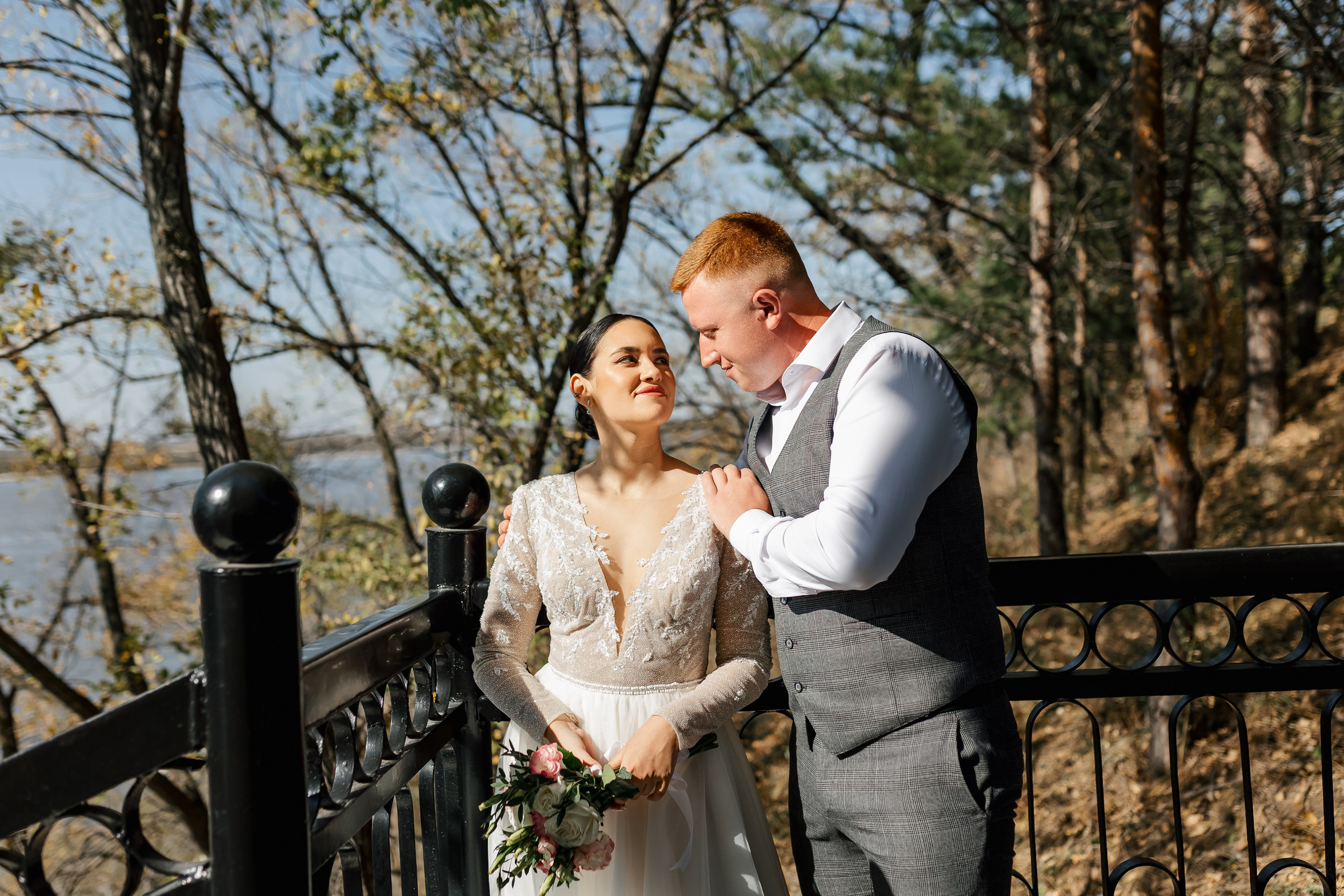 Степан и Алина. Красивая осенняя прогулка. Свадебный фотограф в Хабаровске