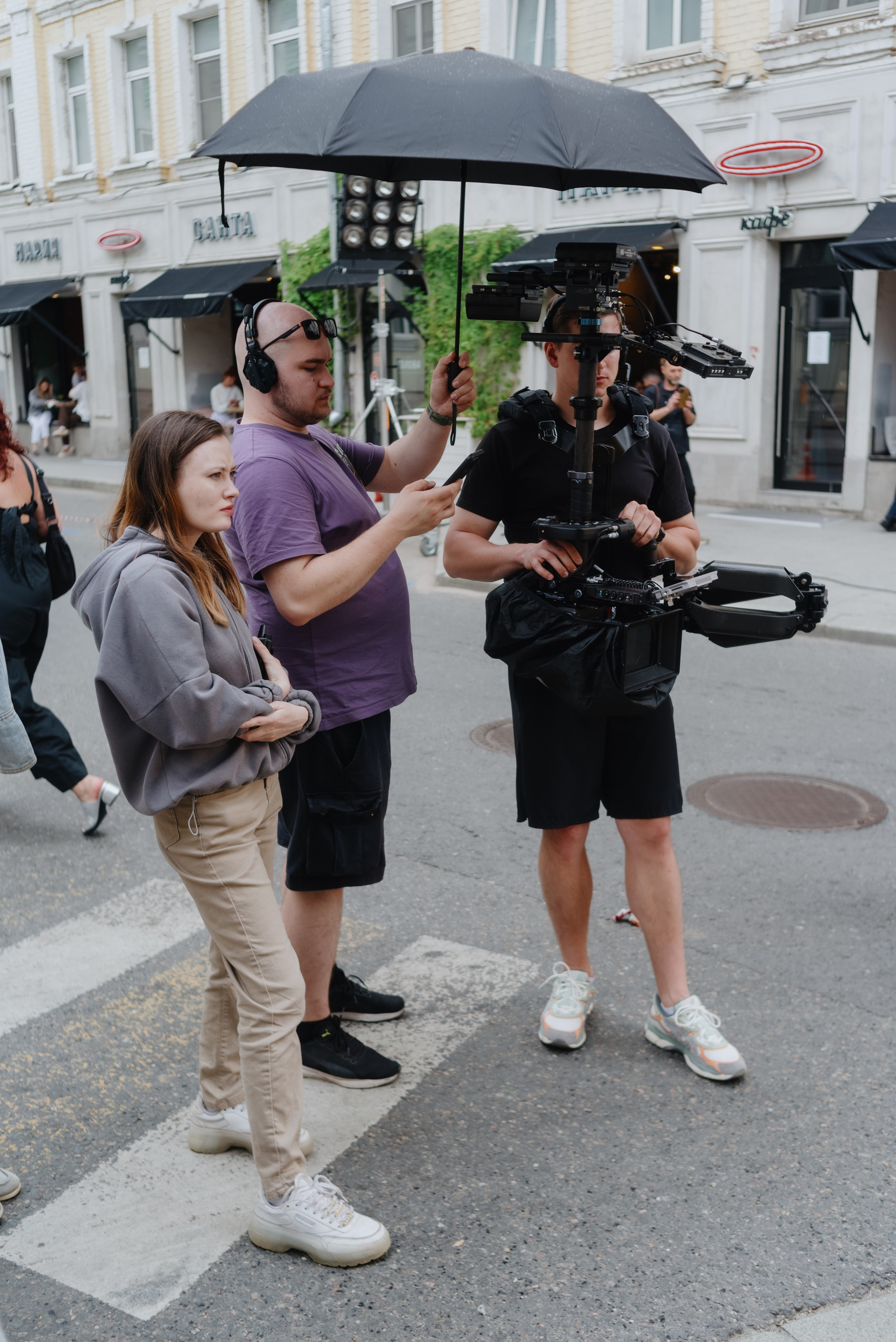 Бэкстейдж съемки клипа. Фотограф в Москве