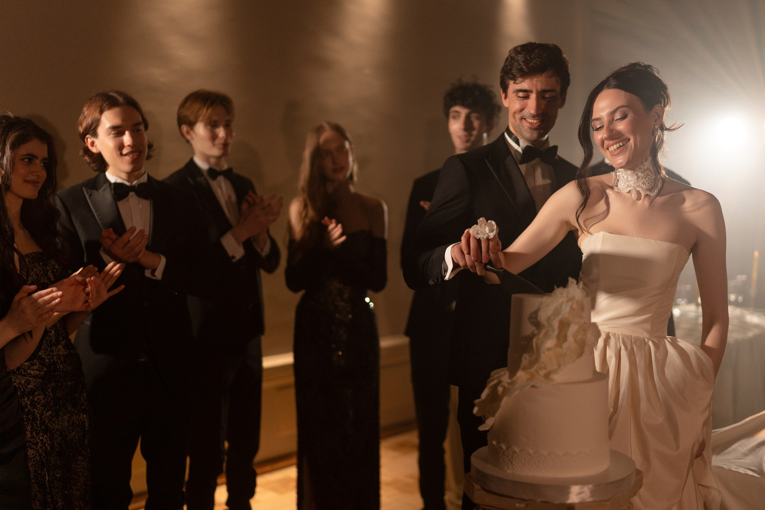 Ужин при свечах. Свадебный и репортажный фотограф Москва