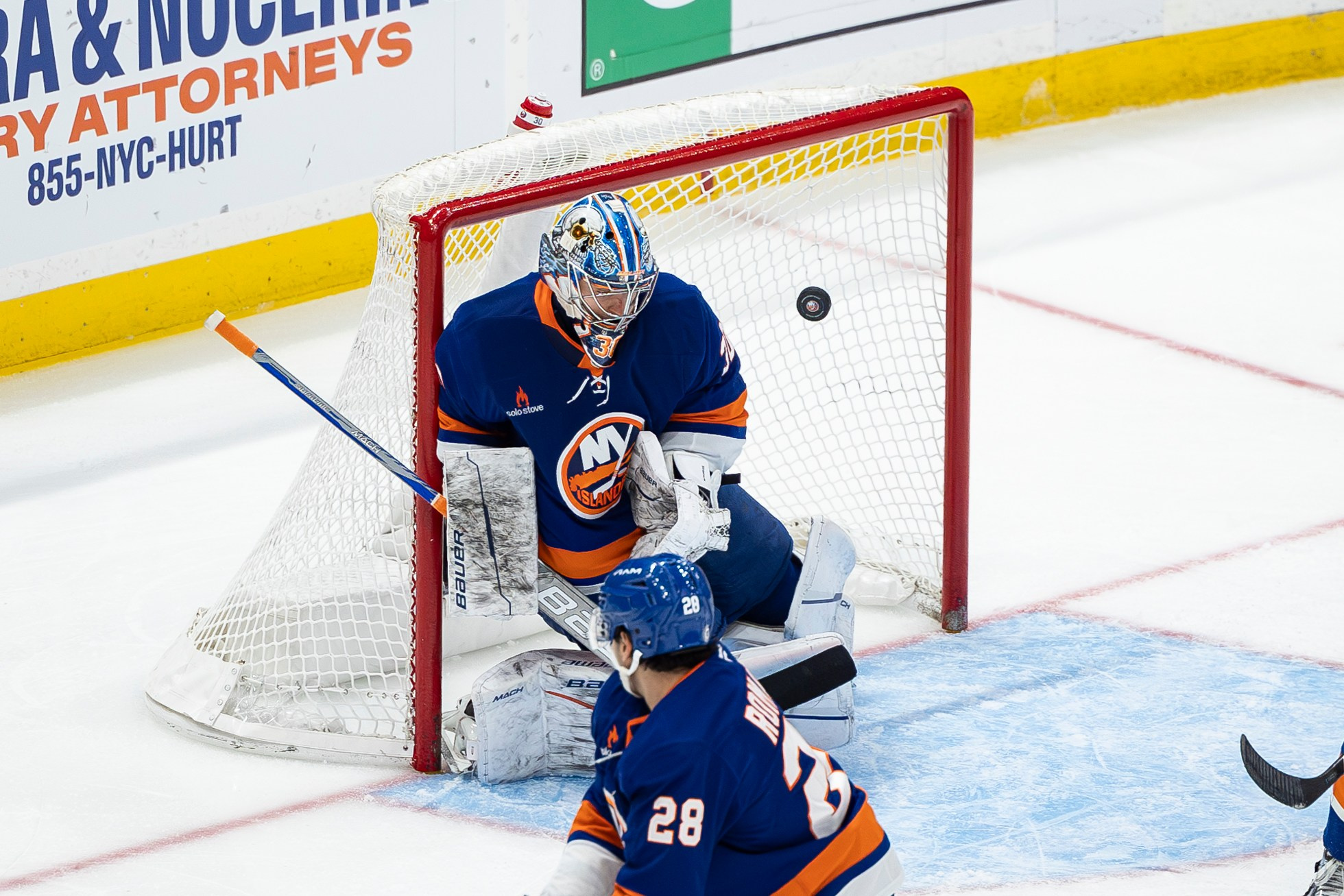 Матч НХЛ: НЙ Айлэндерс — Баффало Сайбэрс. Спортивный репортажный фотограф Казань Нафис Сиразетдинов