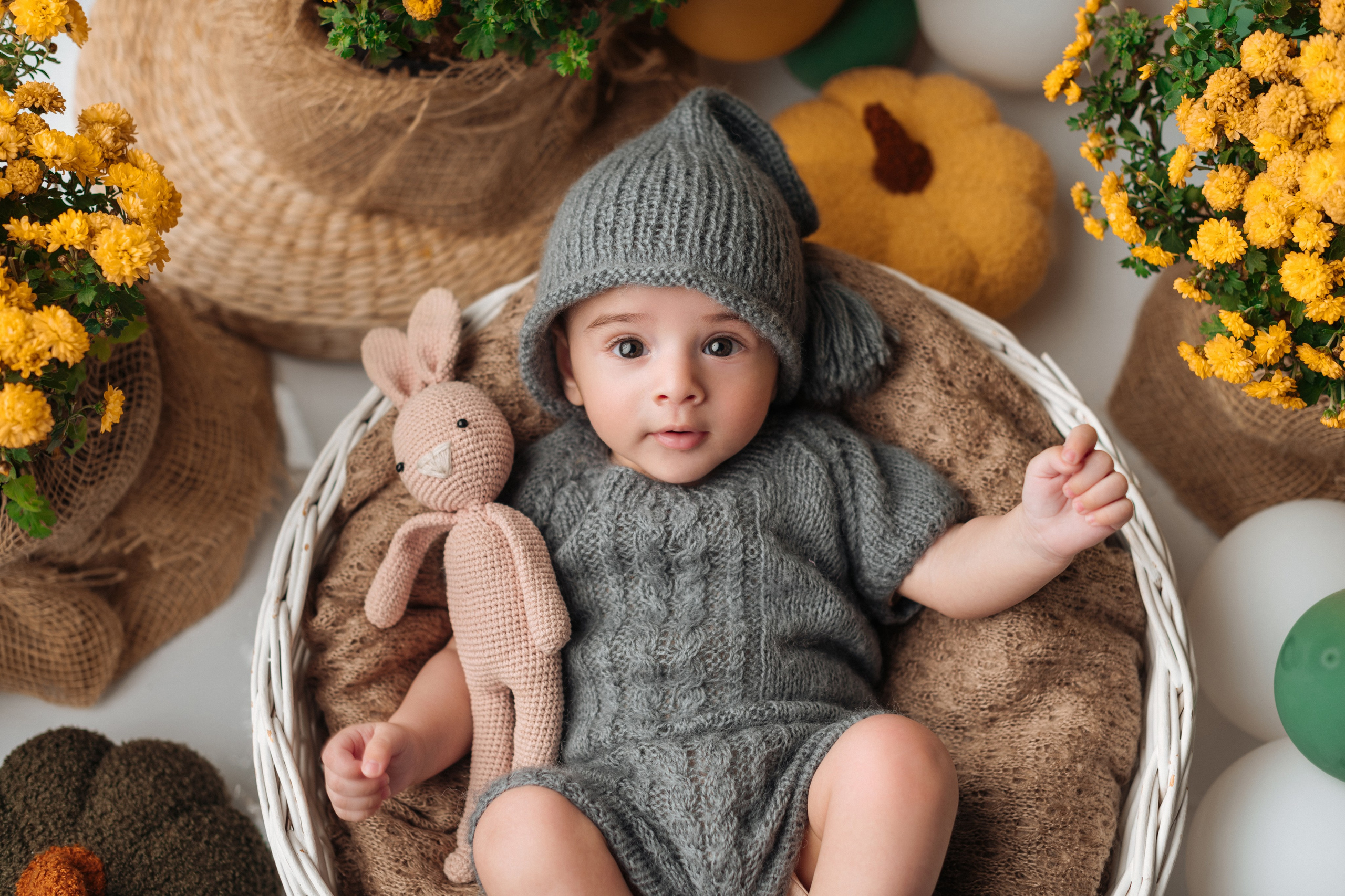 Малыши от 3-х месяцев до года. Детская фотостудия «В капусте». Детский и семейный фотограф в Липецке Алёна Ларина. Фотограф новорожденных в Липецке