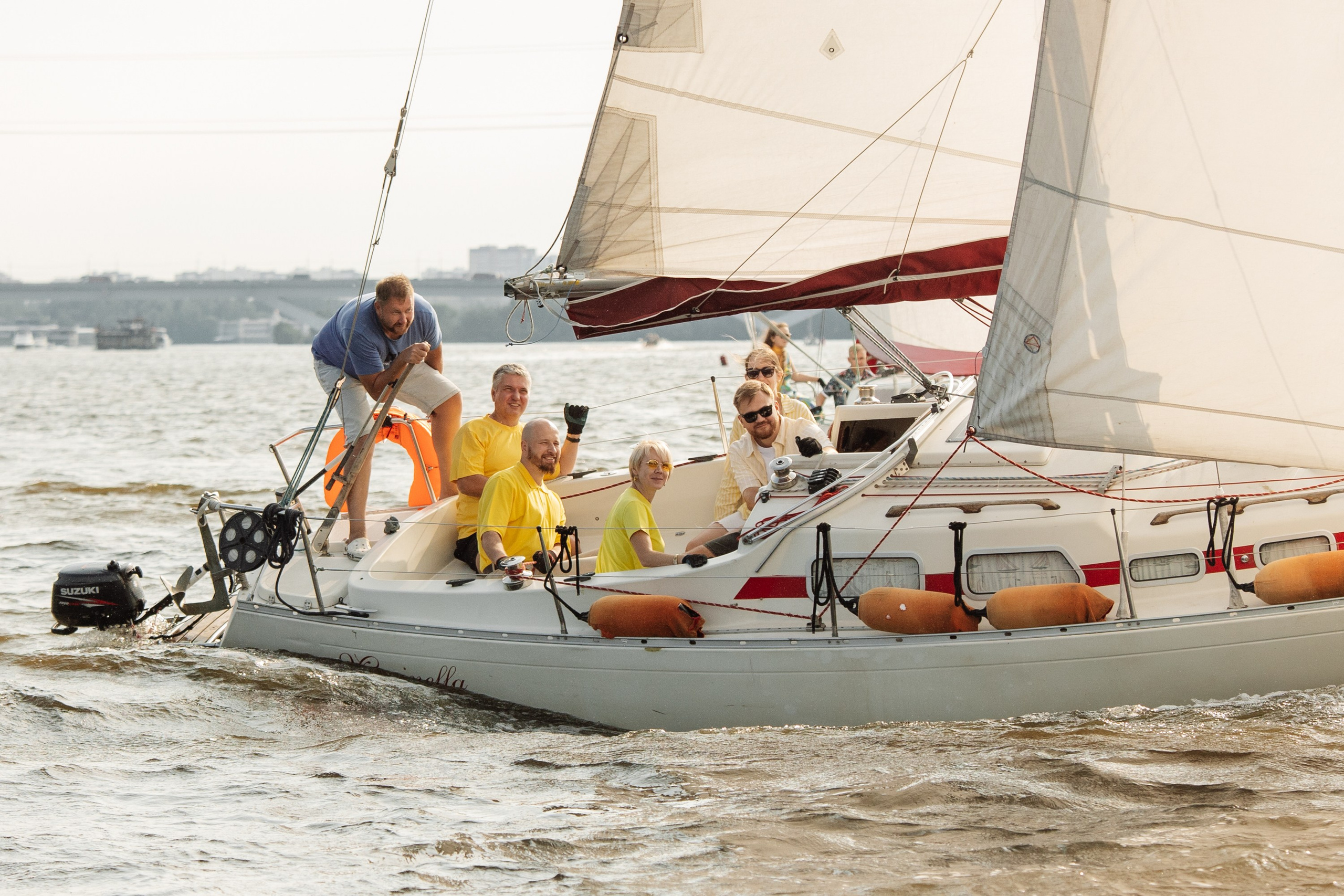 Семейная гонка. Яхты. Репортажный фотограф. Москва. Алина Ланская