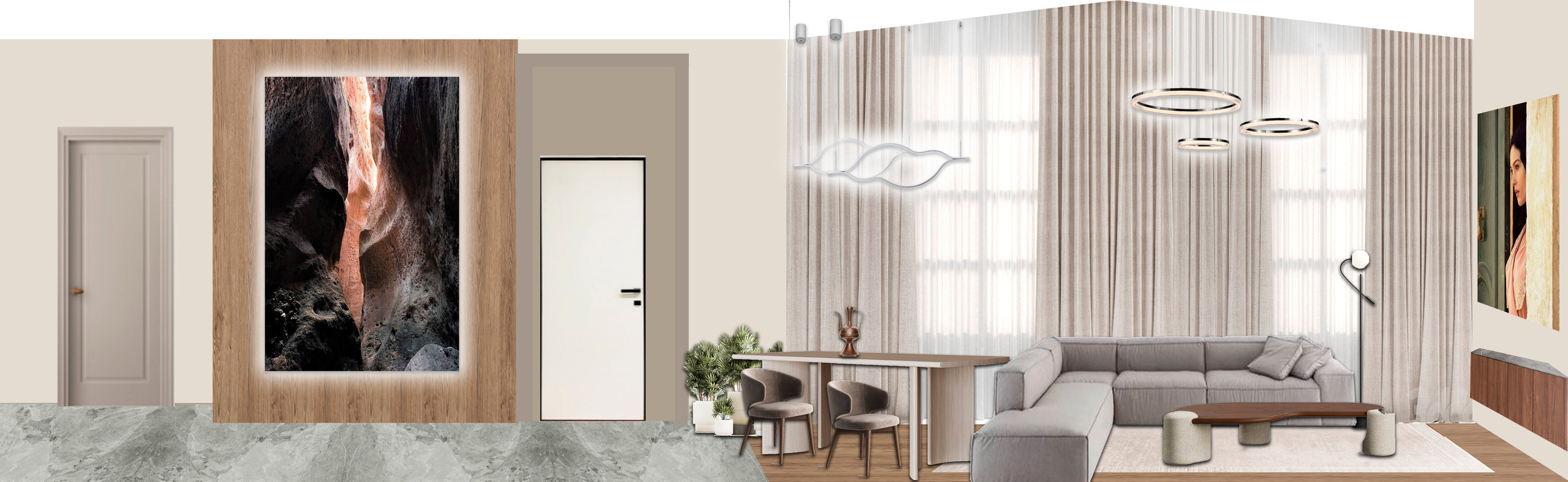 «Горы и нежность». Modern Muf: студия интерьерного дизайна