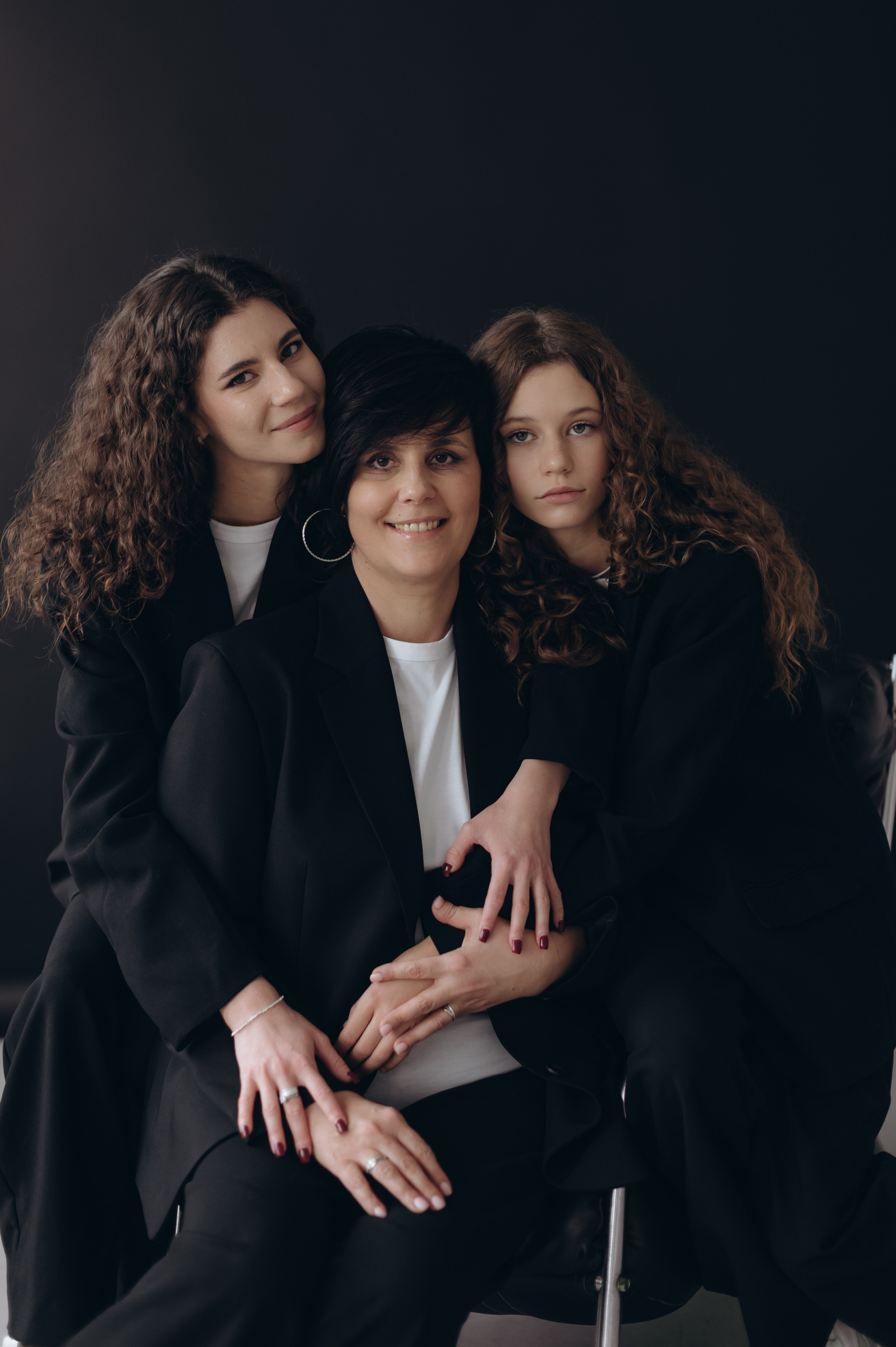 Катя с дочерьми. Семьи