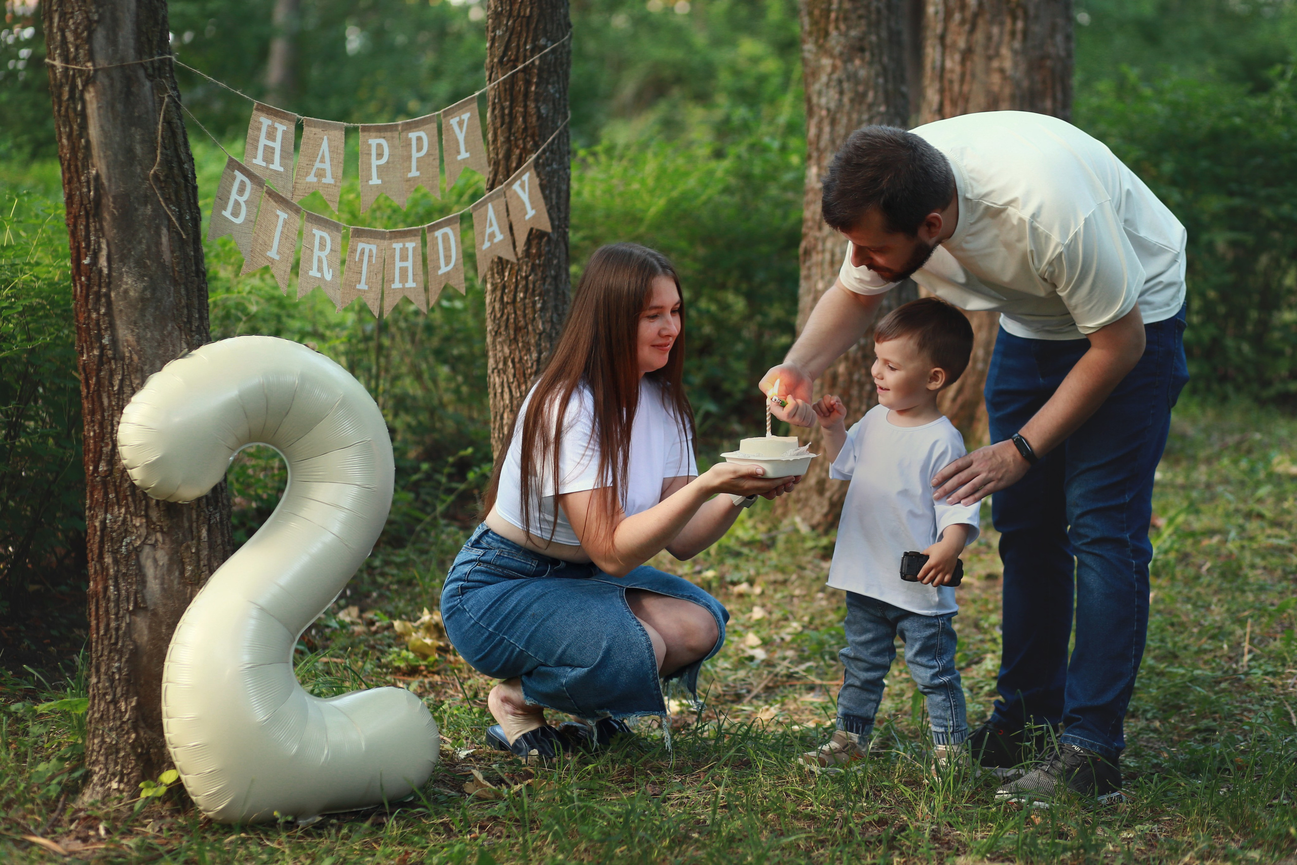 Двухлетие в Дендрарии. Семейный фотограф в Воронеже Плотникова Алина