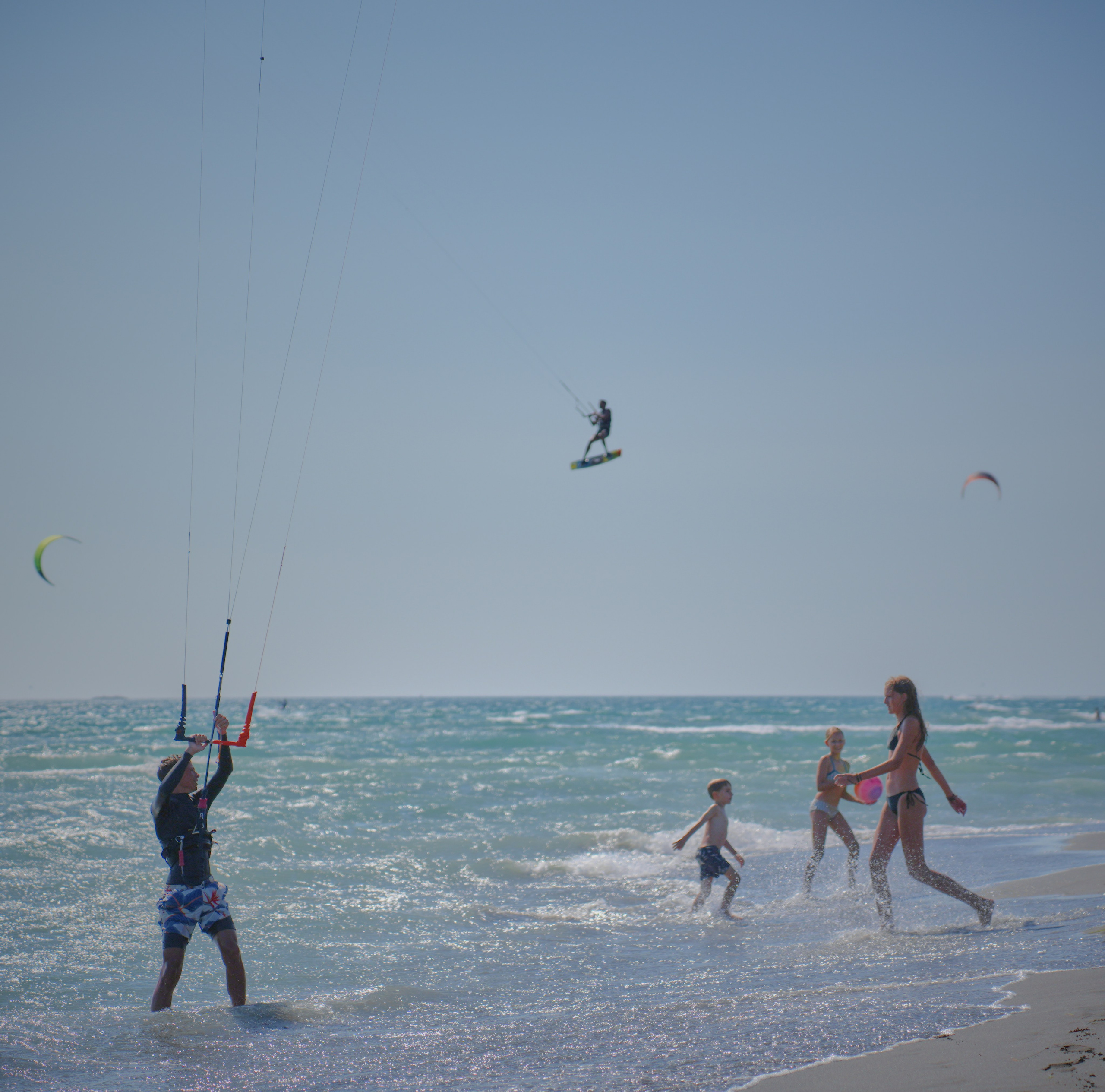 Кайты на Большом пляже. Ульцинь, Черногория. Главная