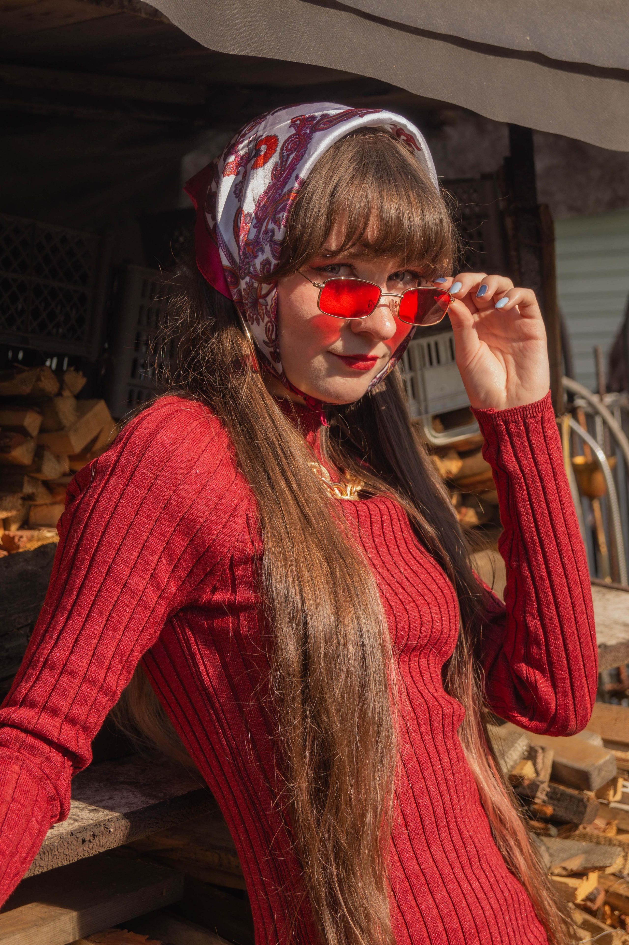 Концептуальная съёмка «Fashion колхоз». Фотография Кемерово