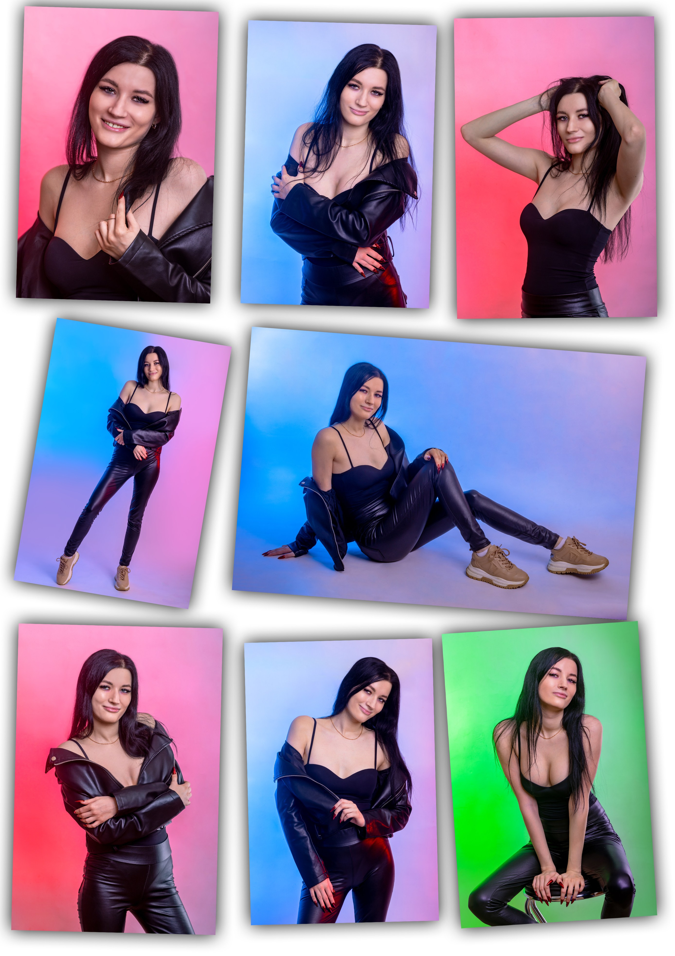 Женский портрет с цветными фильтрами в студии «КАДР71». Фотограф в Туле Крупский АнДРей. Фотостудия «КАДР71» в Туле