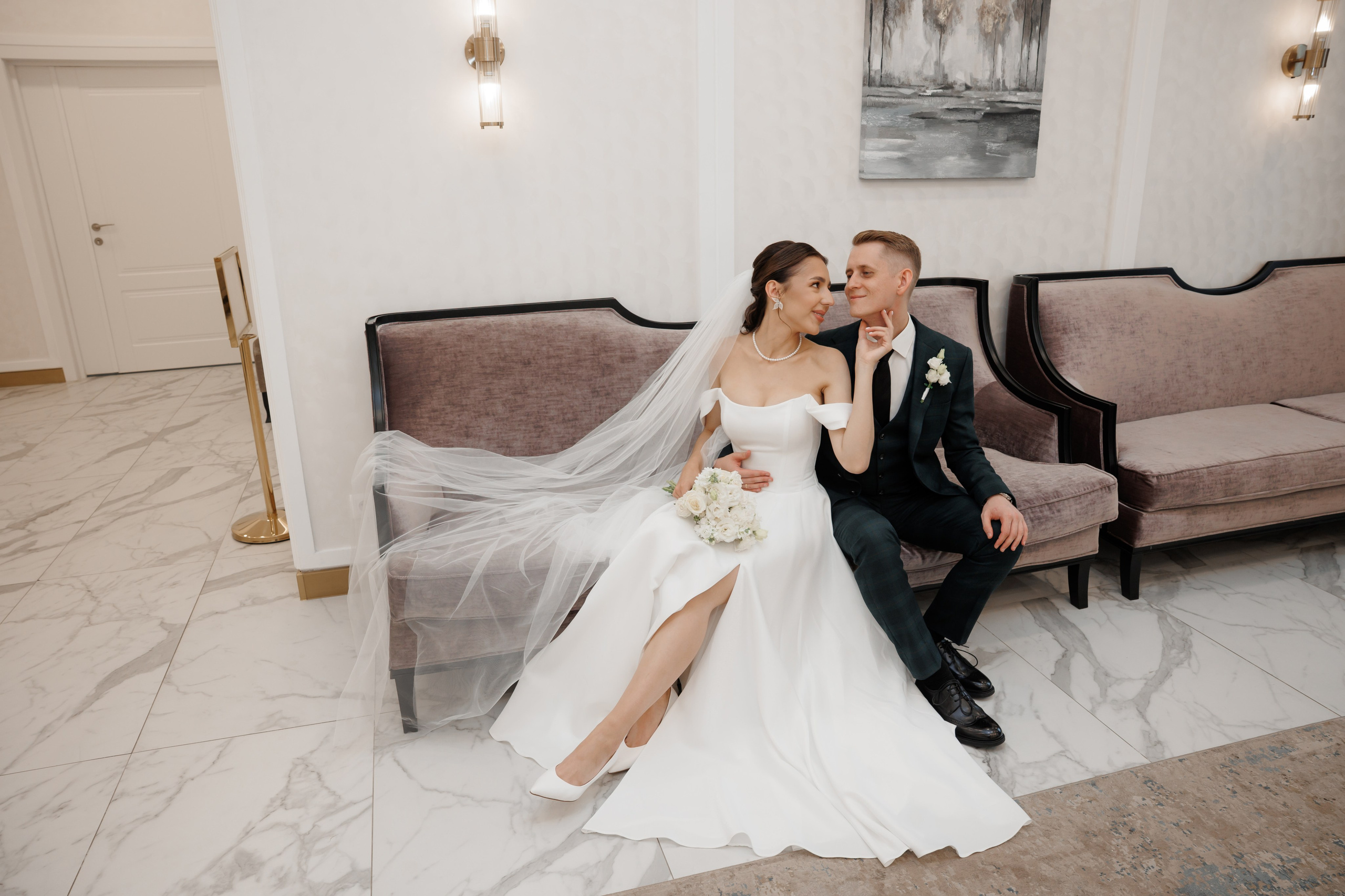 Регистрация в отеле Fish Point, ЗАГС Бутово, прогулка в Остафьево. Свадебный и репортажный фотограф (Москва, Королев и другие)