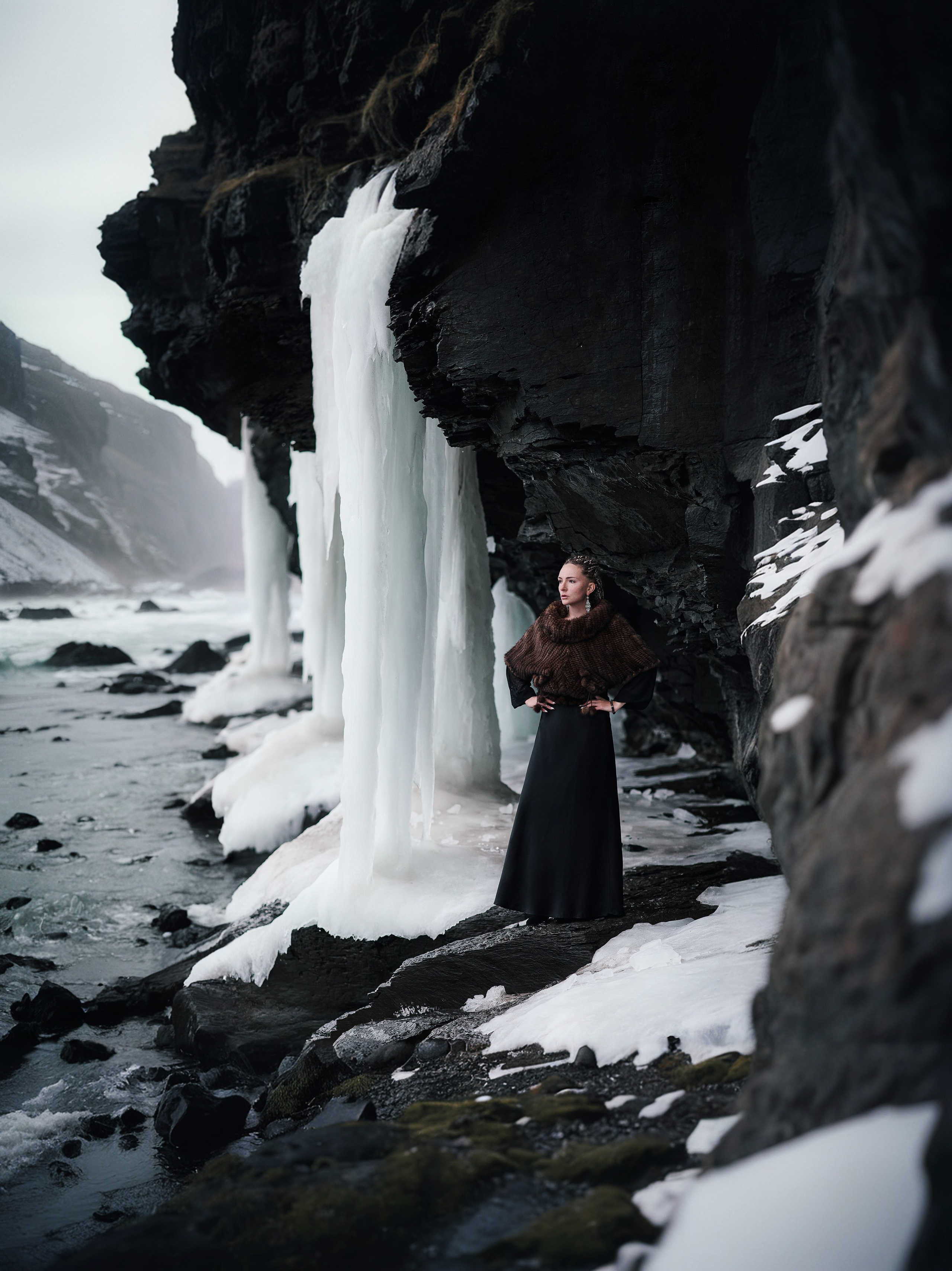Зимний кадр из топ-100 одиночных постановочных фотографий 10 фотоконкурса 35Awards, 2024 год