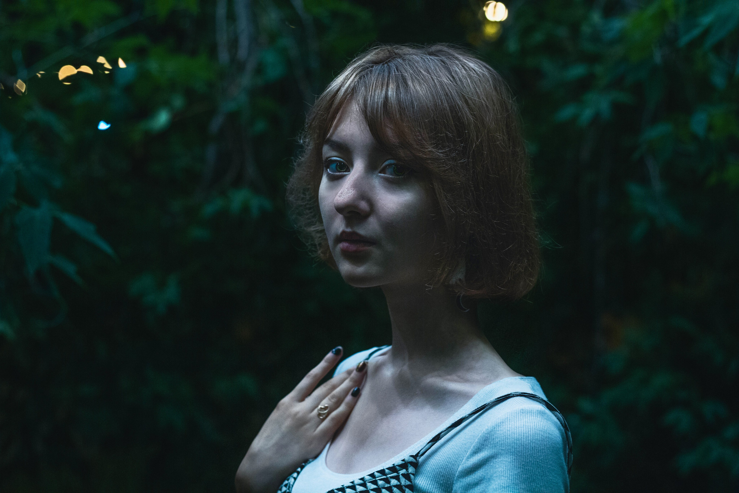 Ночь. Фотограф в Новокузнецке