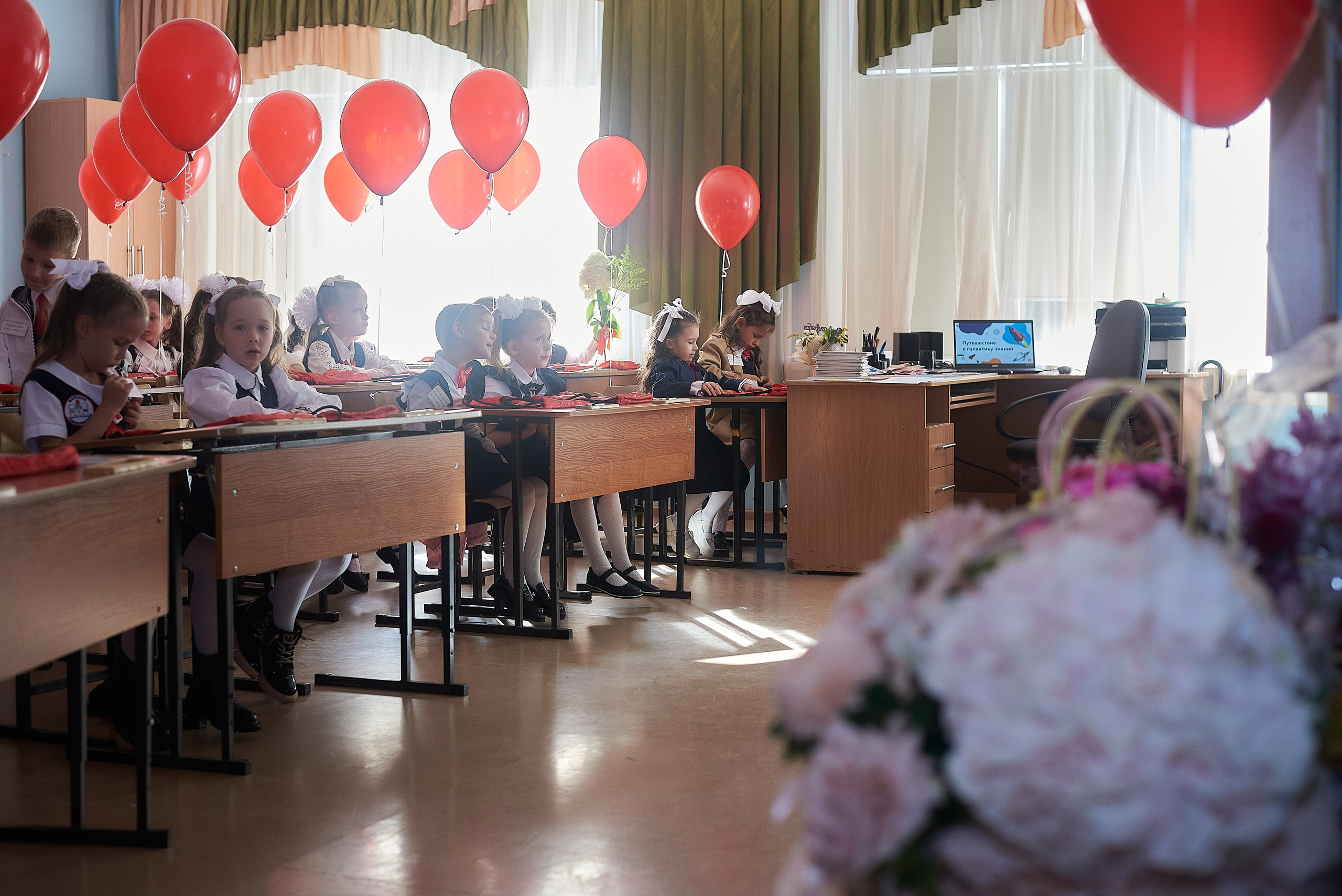 Первый класс. Фотограф Елена Дука. Контент съемка. Семейная фотография