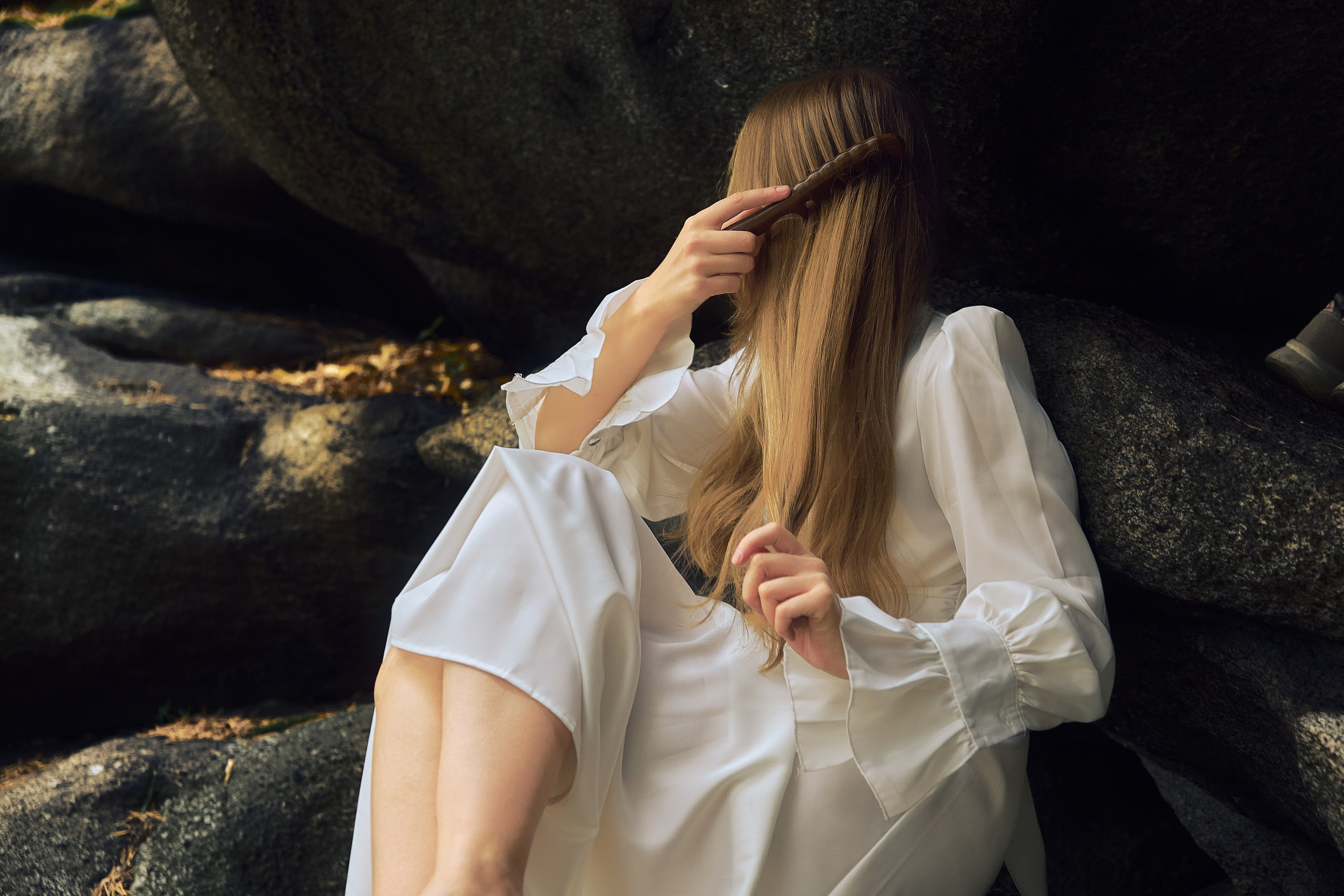 Инна, скалы Малые черти. Предметный и репортажный фотограф Алексей Кротов