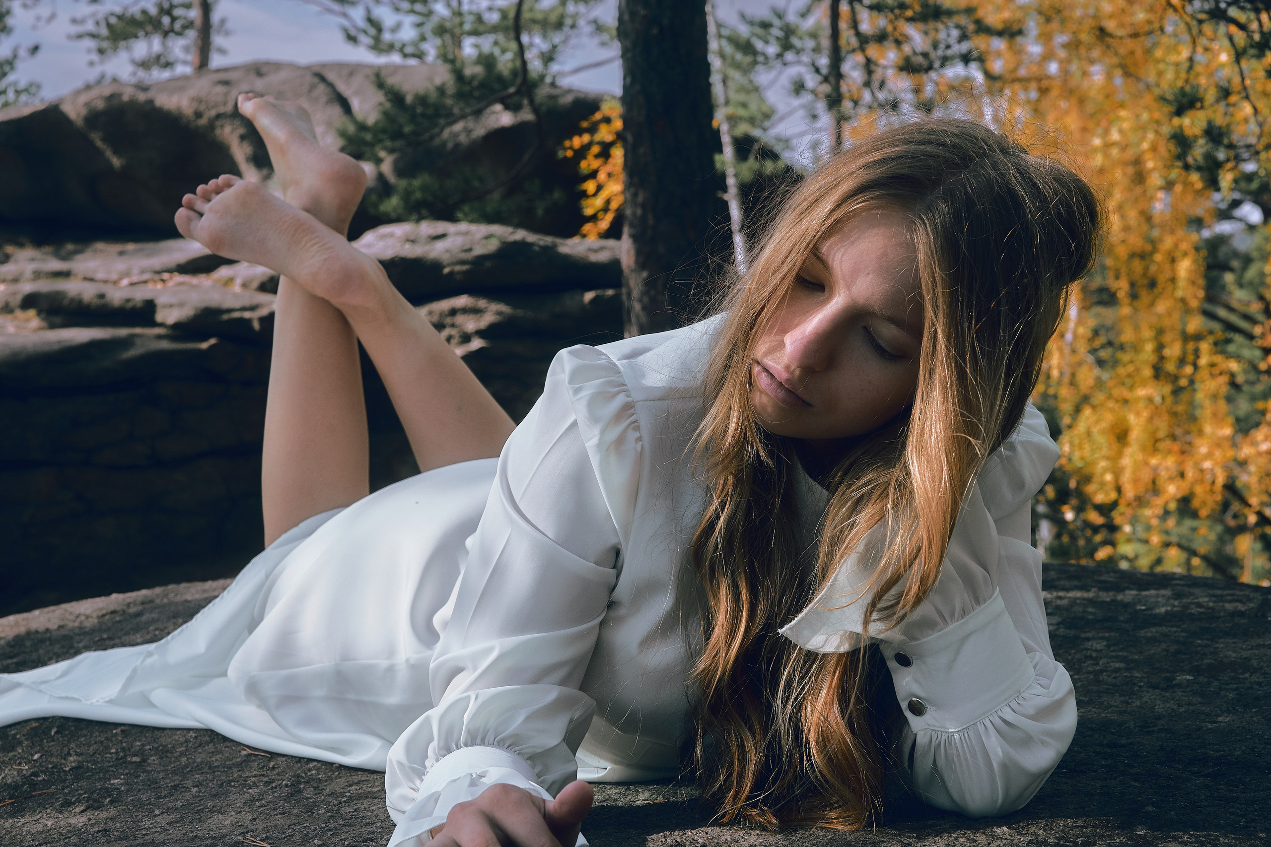 Инна, скалы Малые черти. Предметный и репортажный фотограф Алексей Кротов