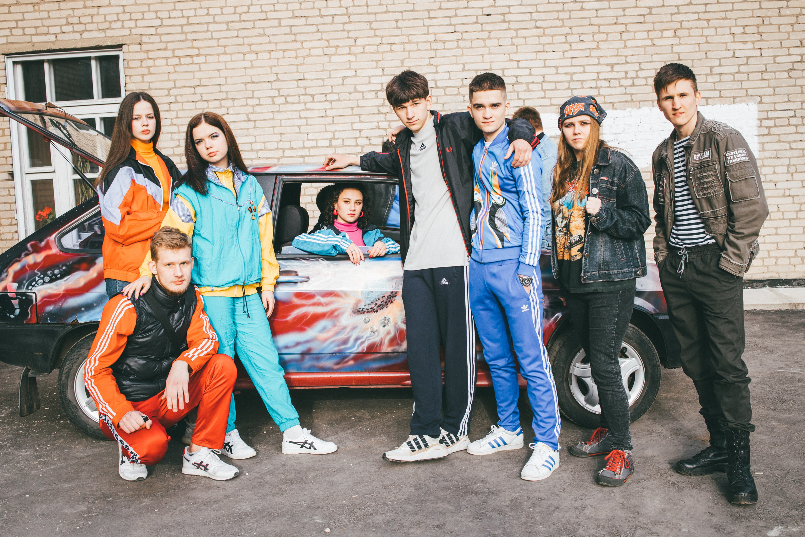 Фотосессия для выпускного альбома в стиле 90х. Москва. Выпускные альбомы в Серпухове